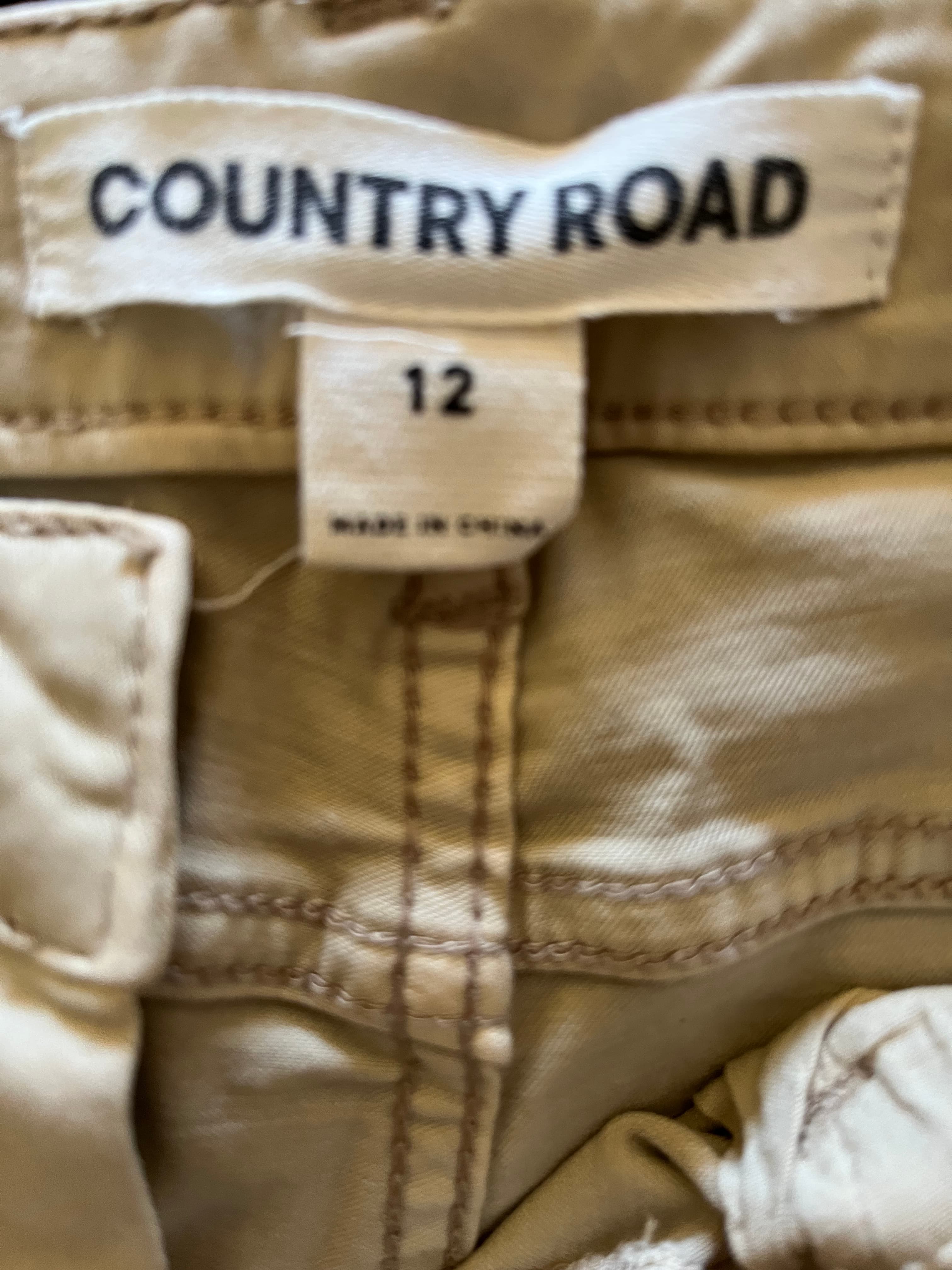 Country Road Tan Five-Pocket Pants Size 12 — photo 6 of 6