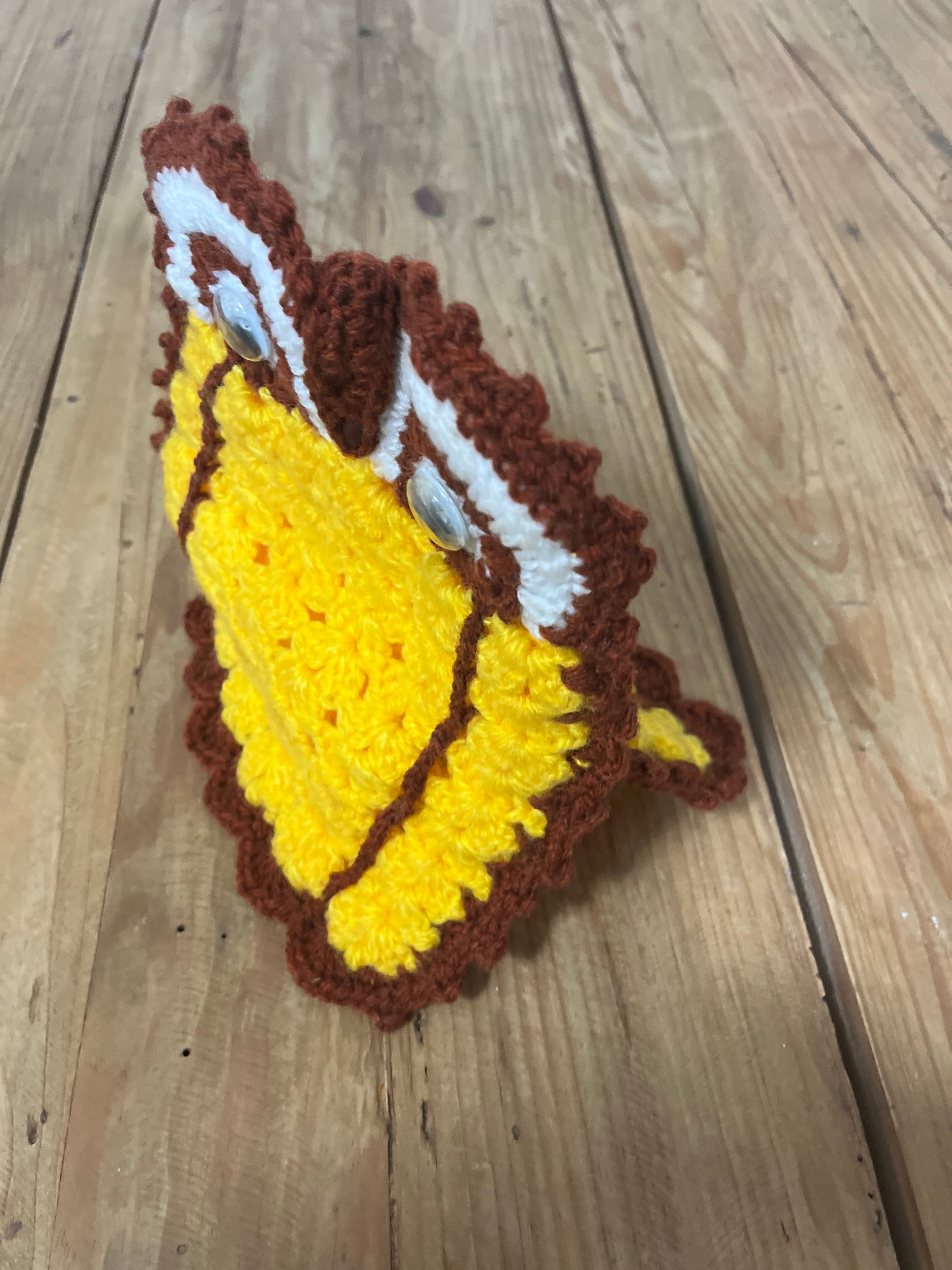 Crochet Owl Tea Cosy Yellow Brown Retro Kitchen Decor — photo 3 of 5