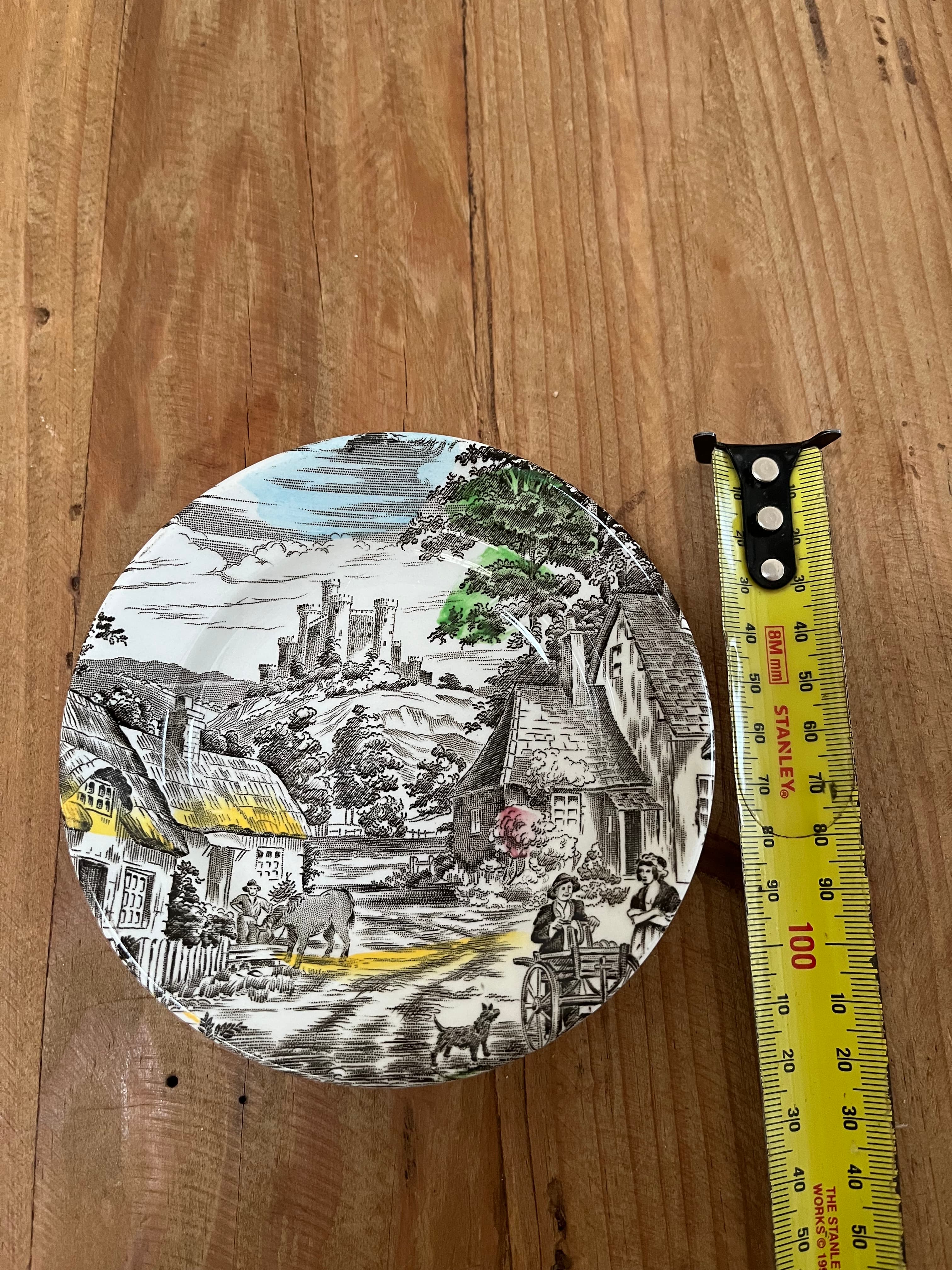 Enoch Wedgwood (Tunstall) Ltd. (Tunstall) Ltd. Old English Village Saucer Staffordshire Ceramic — photo 3 of 3