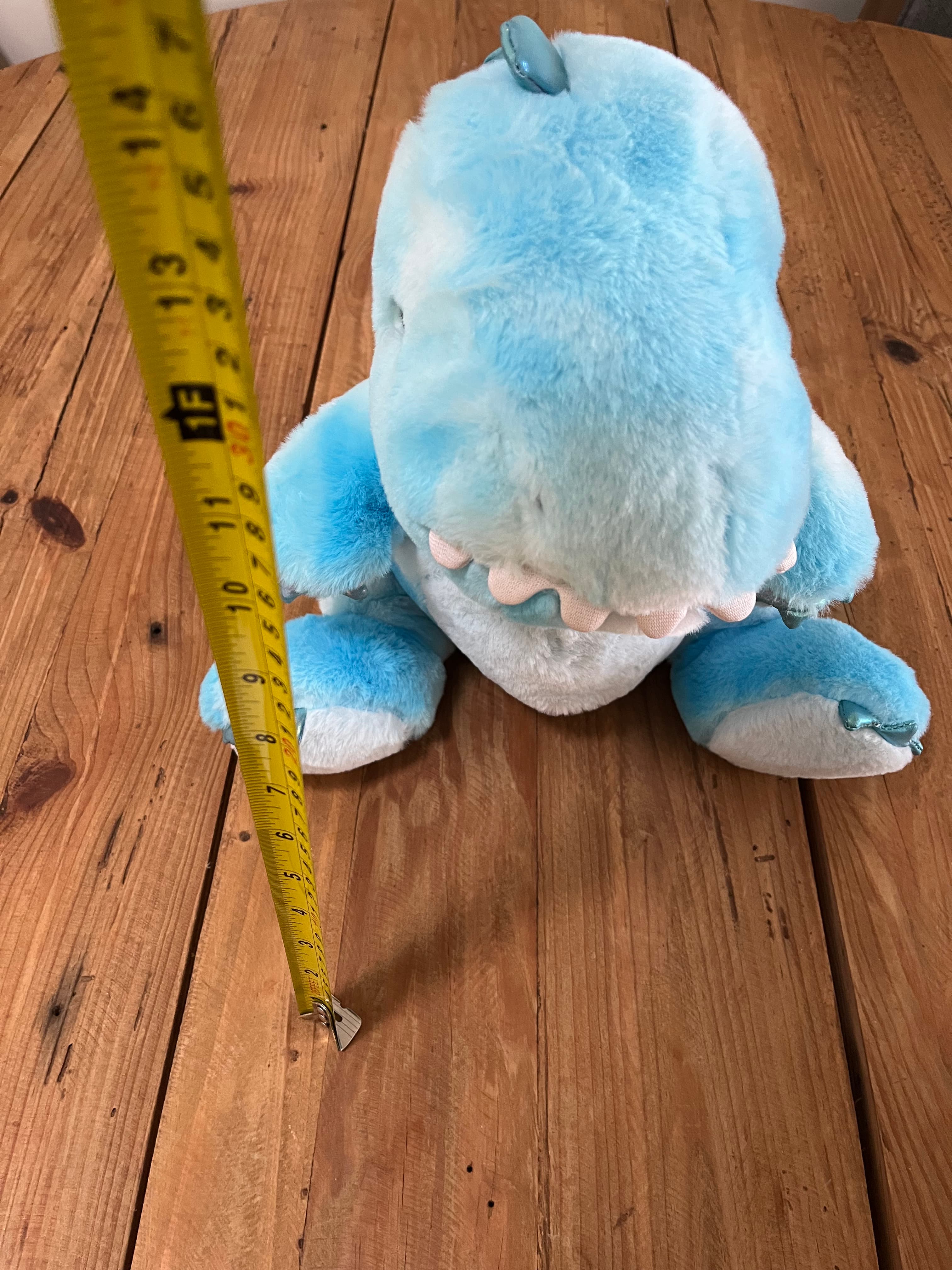 F.A.O SCHWARZ Glow Brights Blue Dinosaur Plush Toy With Sound & Light — photo 12 of 13
