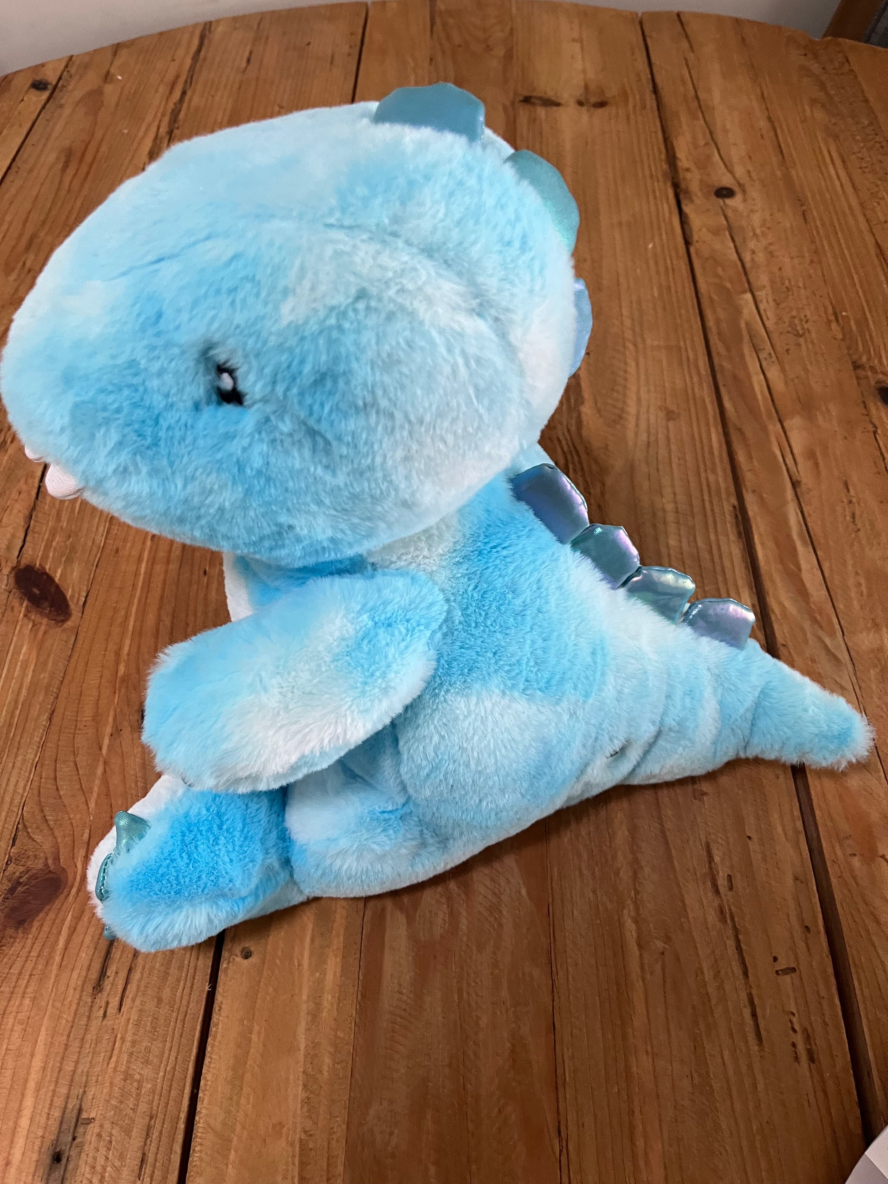F.A.O SCHWARZ Glow Brights Blue Dinosaur Plush Toy With Sound & Light — photo 2 of 13