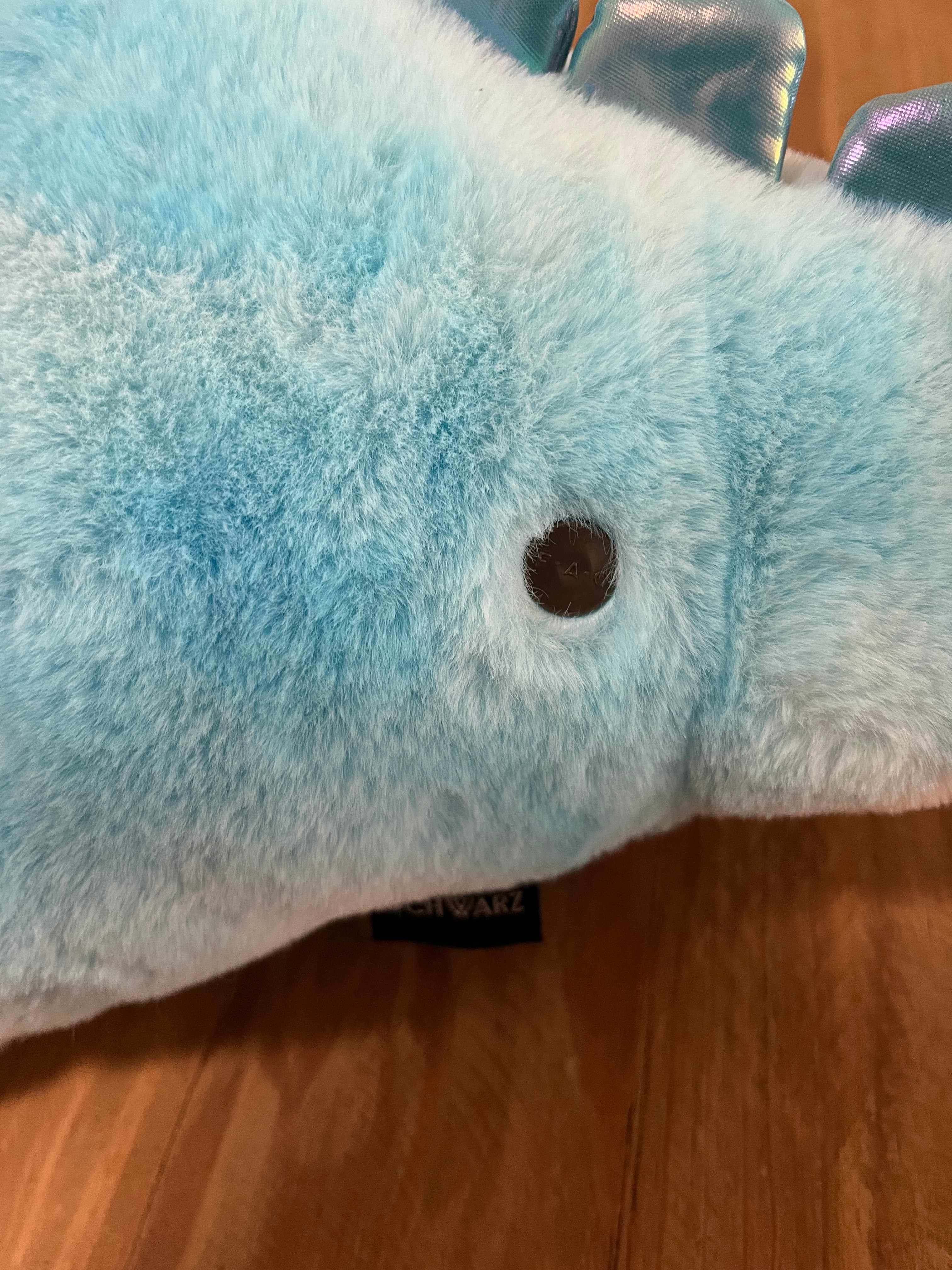 F.A.O SCHWARZ Glow Brights Blue Dinosaur Plush Toy With Sound & Light — photo 6 of 13