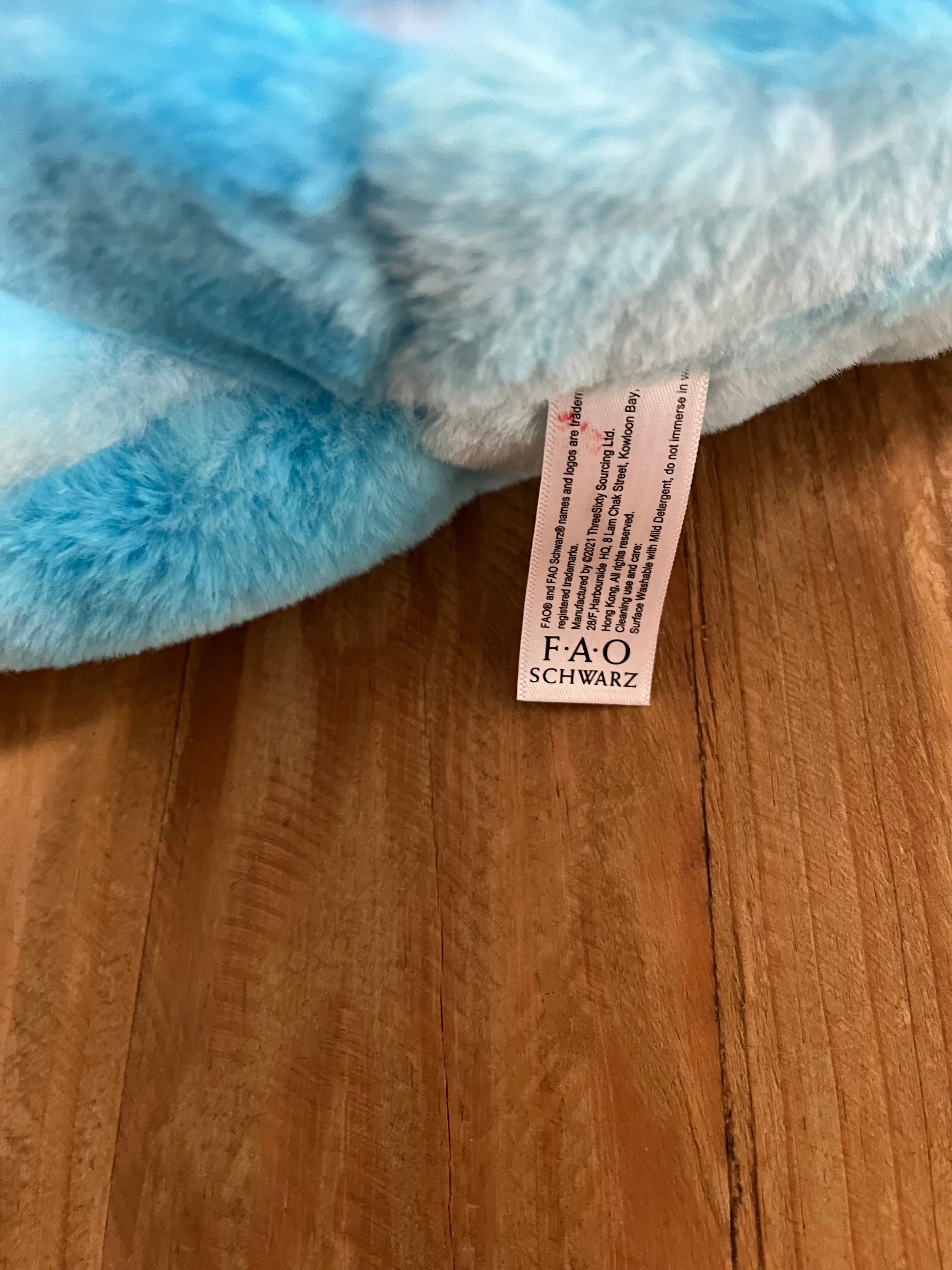F.A.O SCHWARZ Glow Brights Blue Dinosaur Plush Toy With Sound & Light — photo 8 of 13
