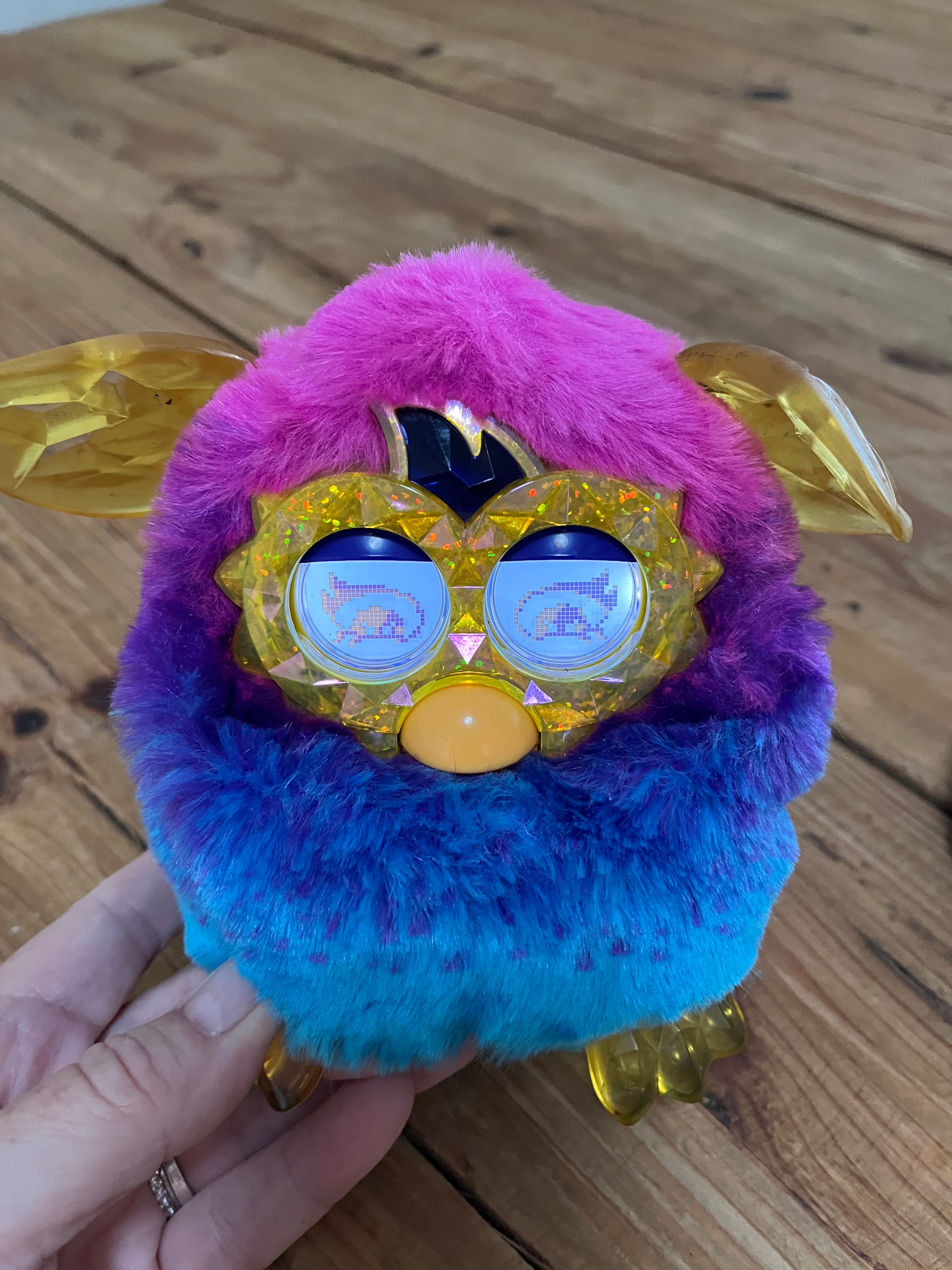 Furby Interactive Electronic Toy Purple Blue Plush - Untested - For Parts — photo 1 of 18