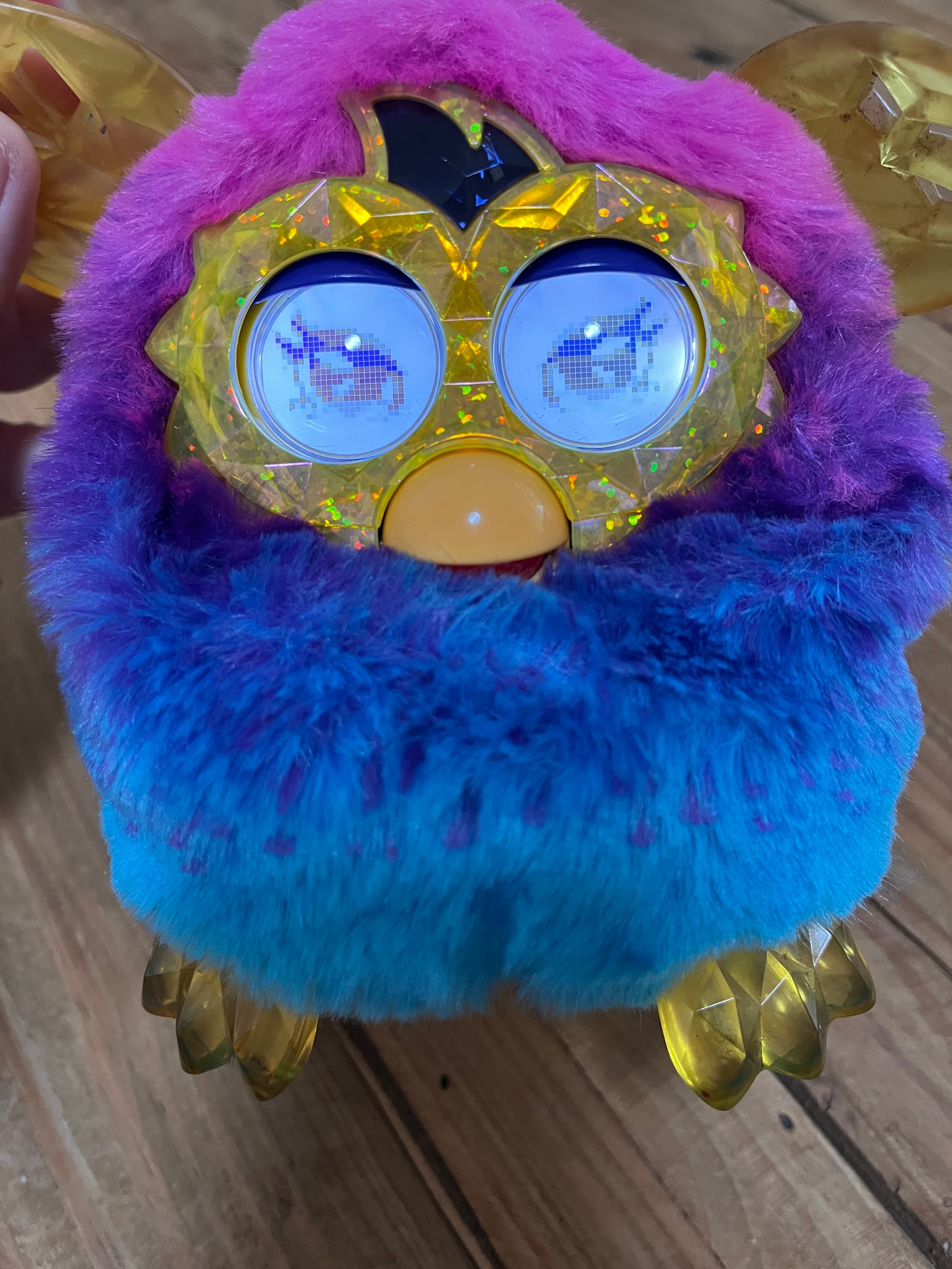 Furby Interactive Electronic Toy Purple Blue Plush - Untested - For Parts — photo 17 of 18