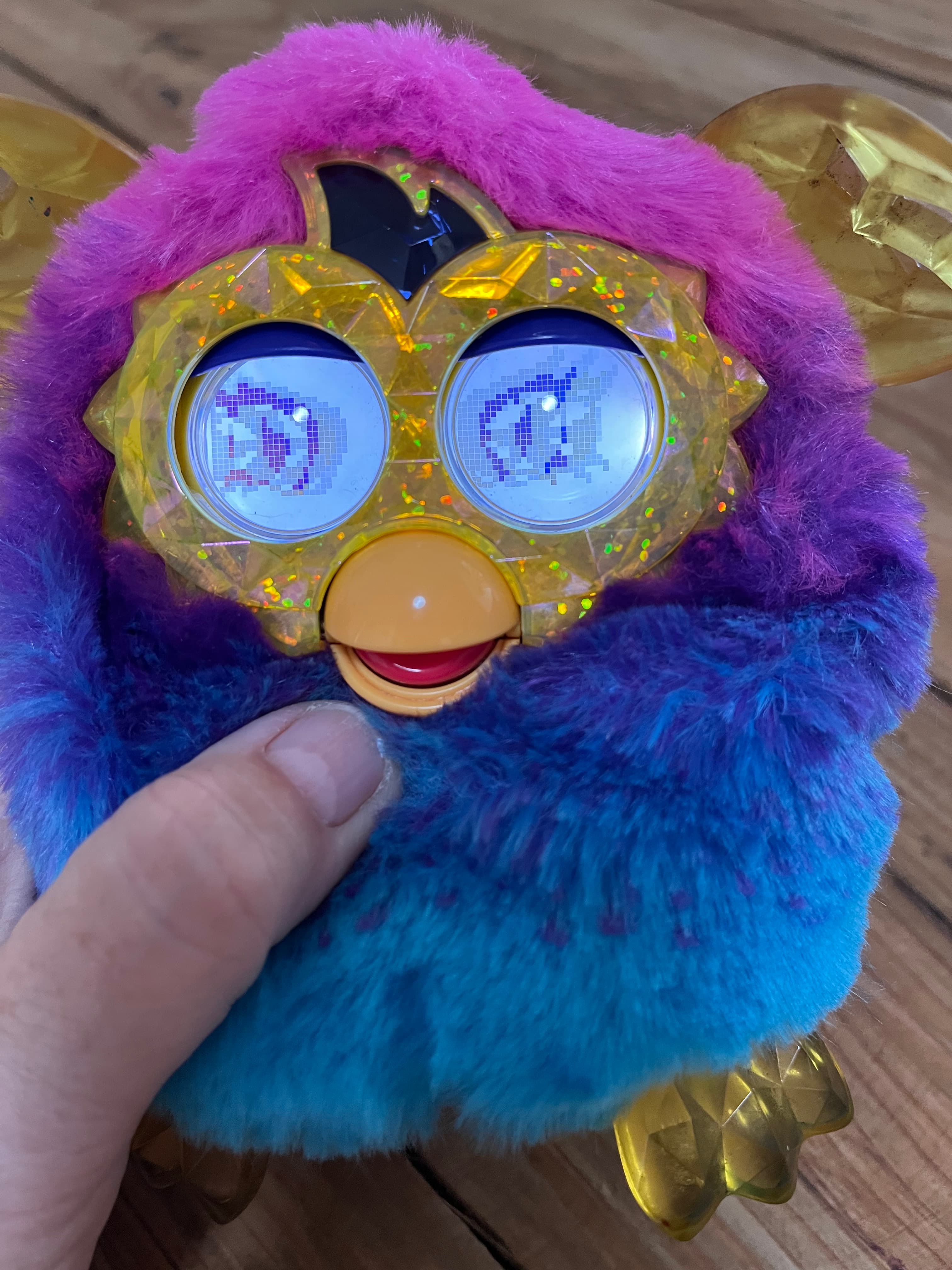 Furby Interactive Electronic Toy Purple Blue Plush - Untested - For Parts — photo 4 of 18
