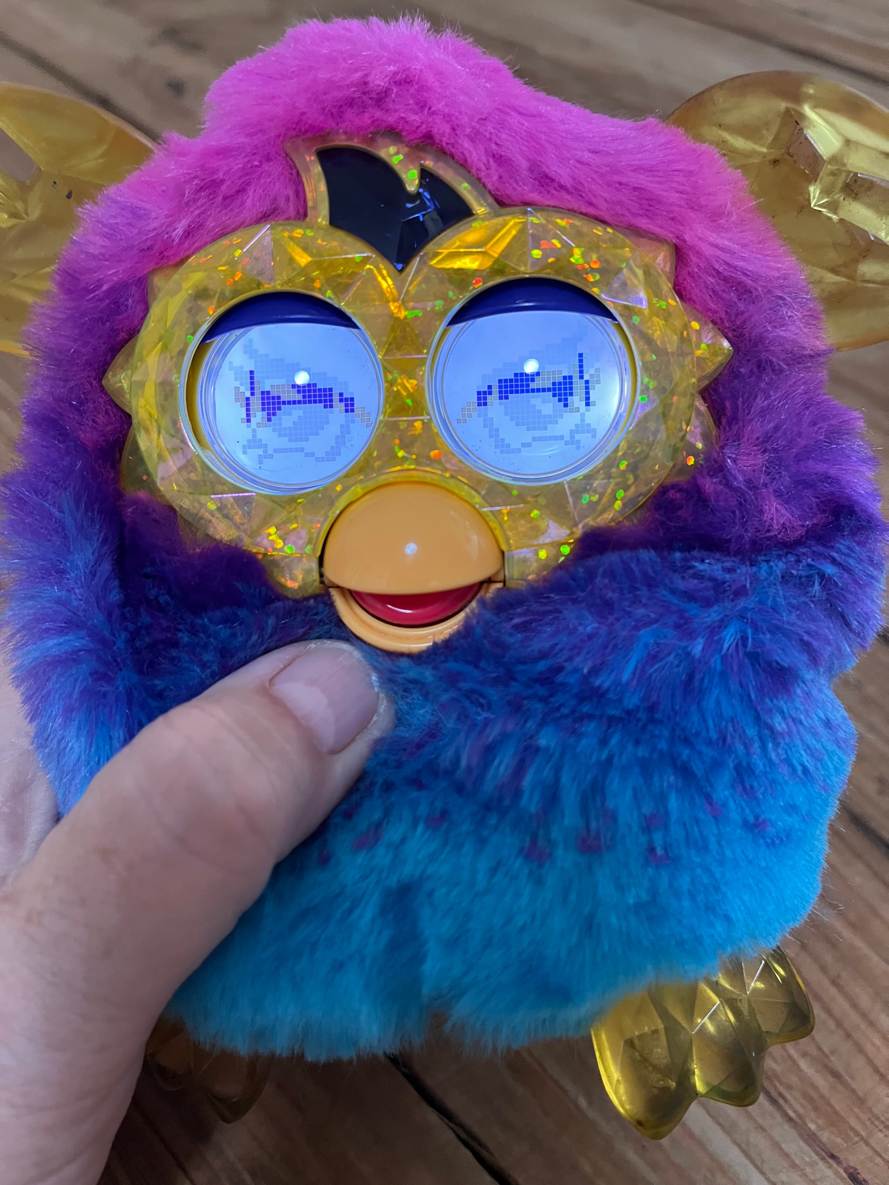 Furby Interactive Electronic Toy Purple Blue Plush - Untested - For Parts — photo 7 of 18