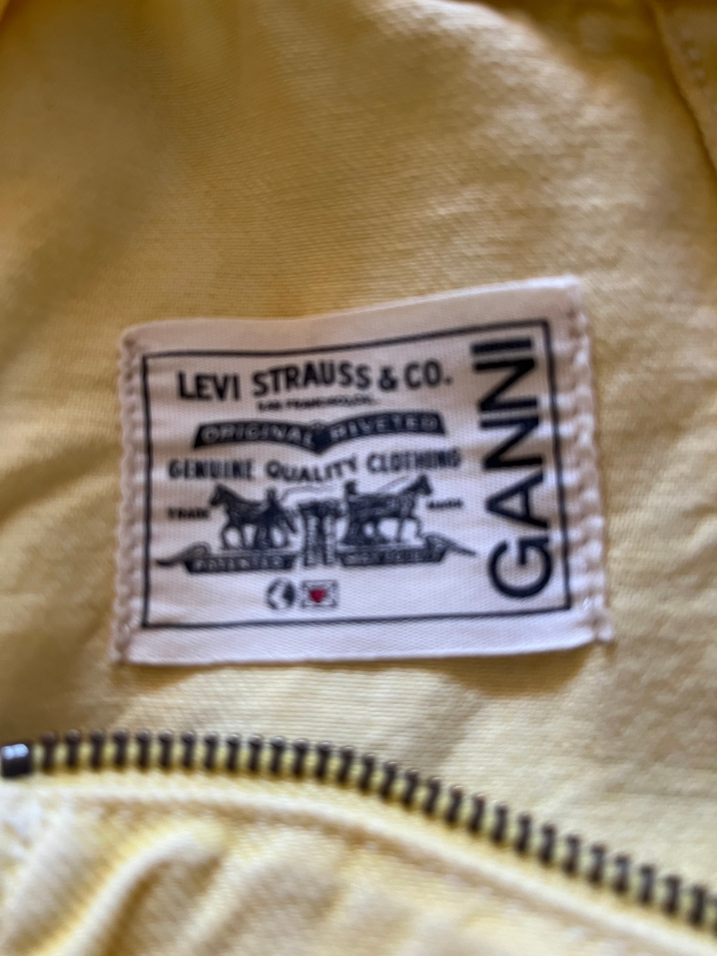 Ganni x Levi Strauss & Co. / Ganni Yellow Denim Western Tunic Dress Size S — photo 5 of 6