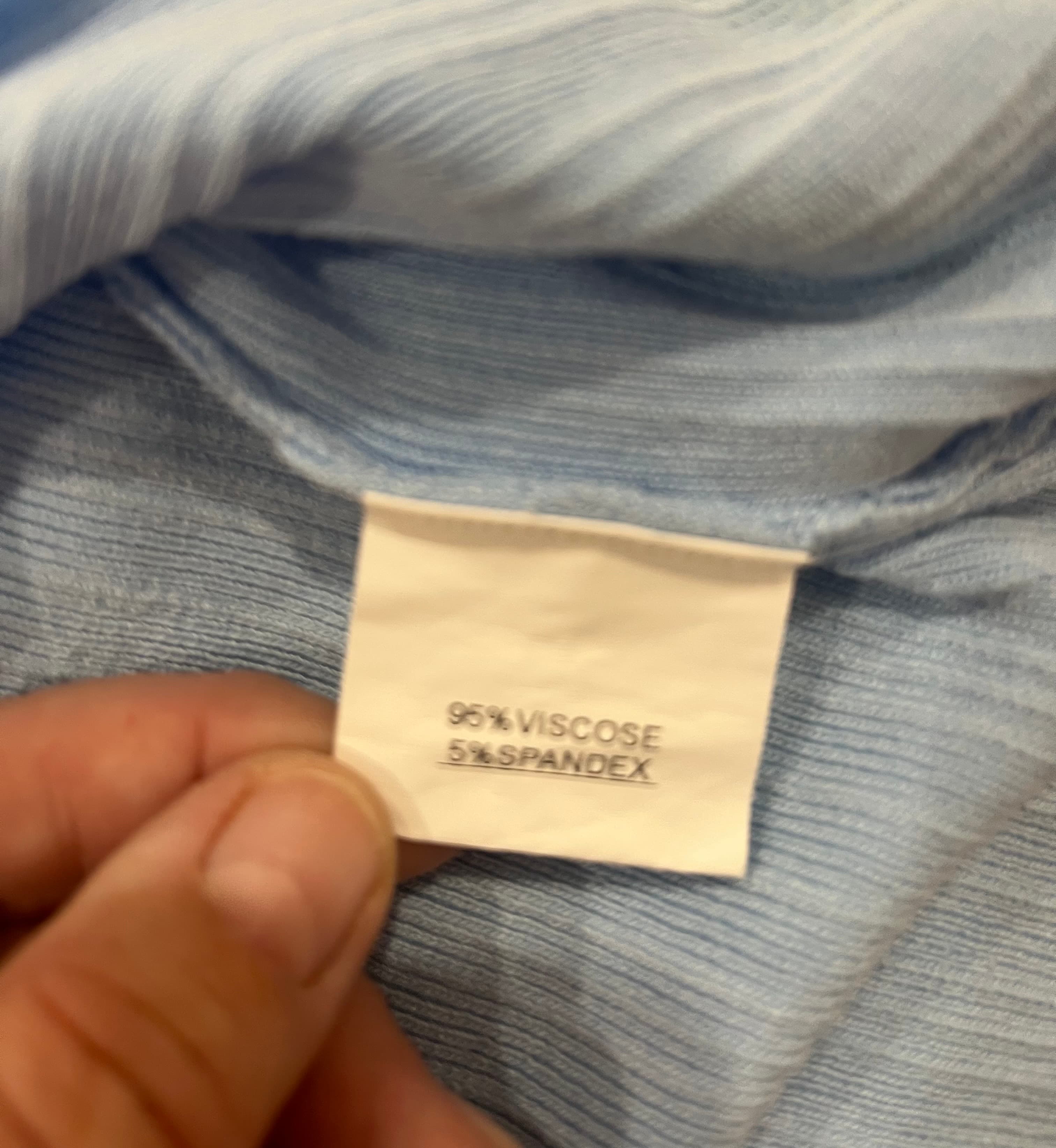Here Comes The Sun Ribbed Cut-Out Long Sleeve Top Light Blue — photo 7 of 7