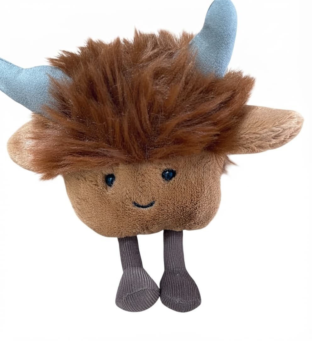 Jellycat Amuseables Highland Cow Plush Toy in Very Good Condition Without Tags — photo 1 of 7