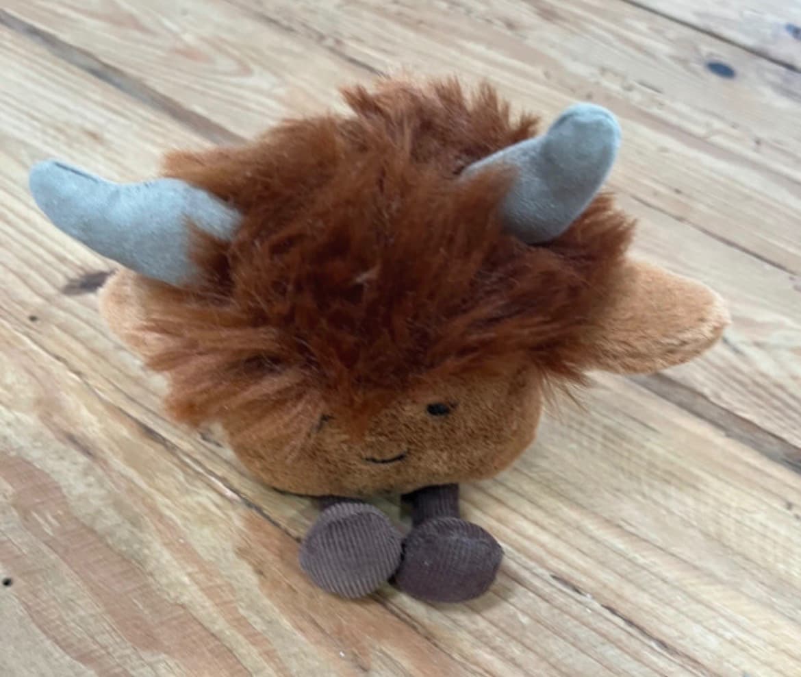 Jellycat Amuseables Highland Cow Plush Toy in Very Good Condition Without Tags — photo 5 of 7
