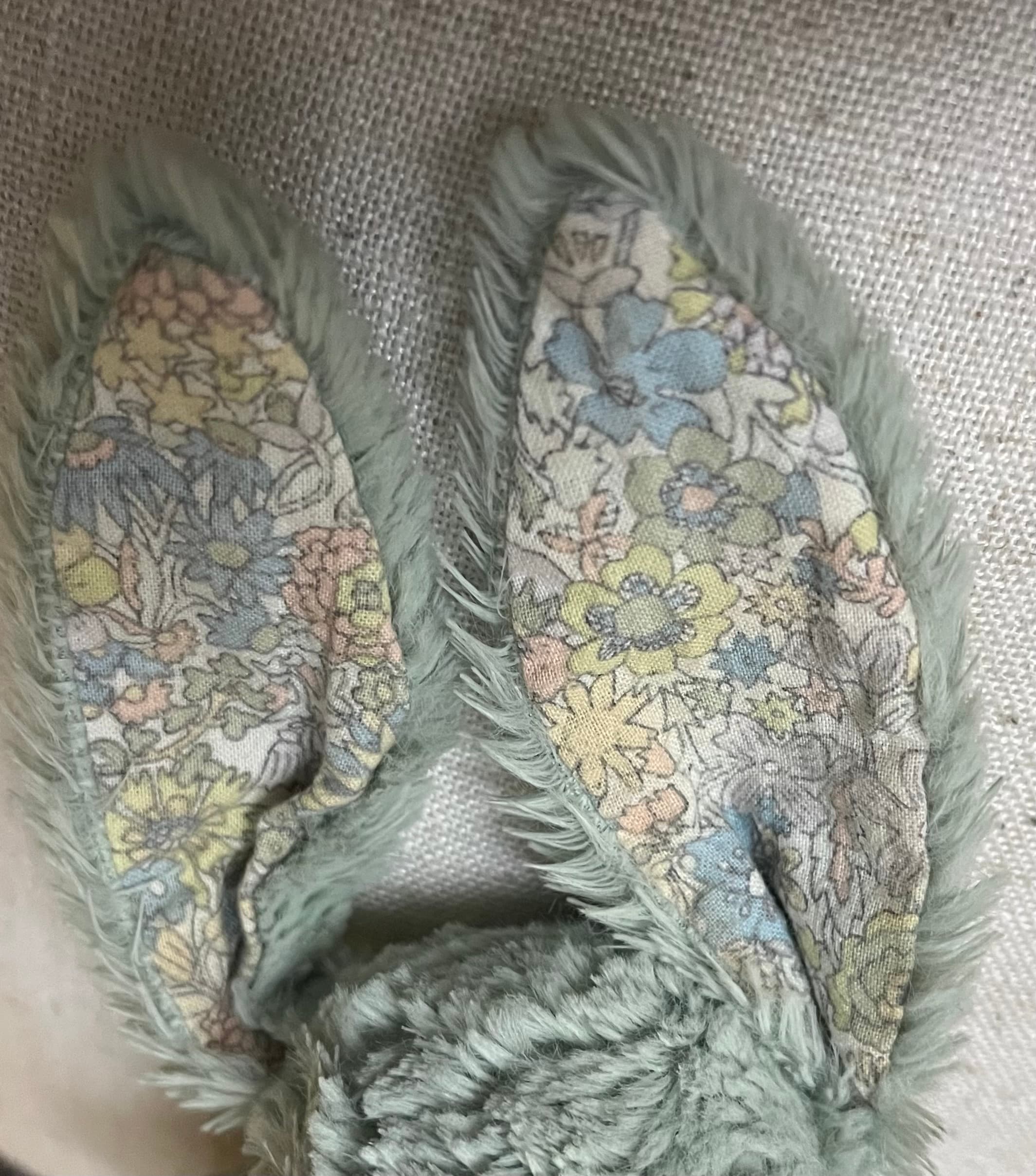Jellycat Bashful Bunny Small Blossom Sage Green Floral Plush Toy - Retired — photo 6 of 9