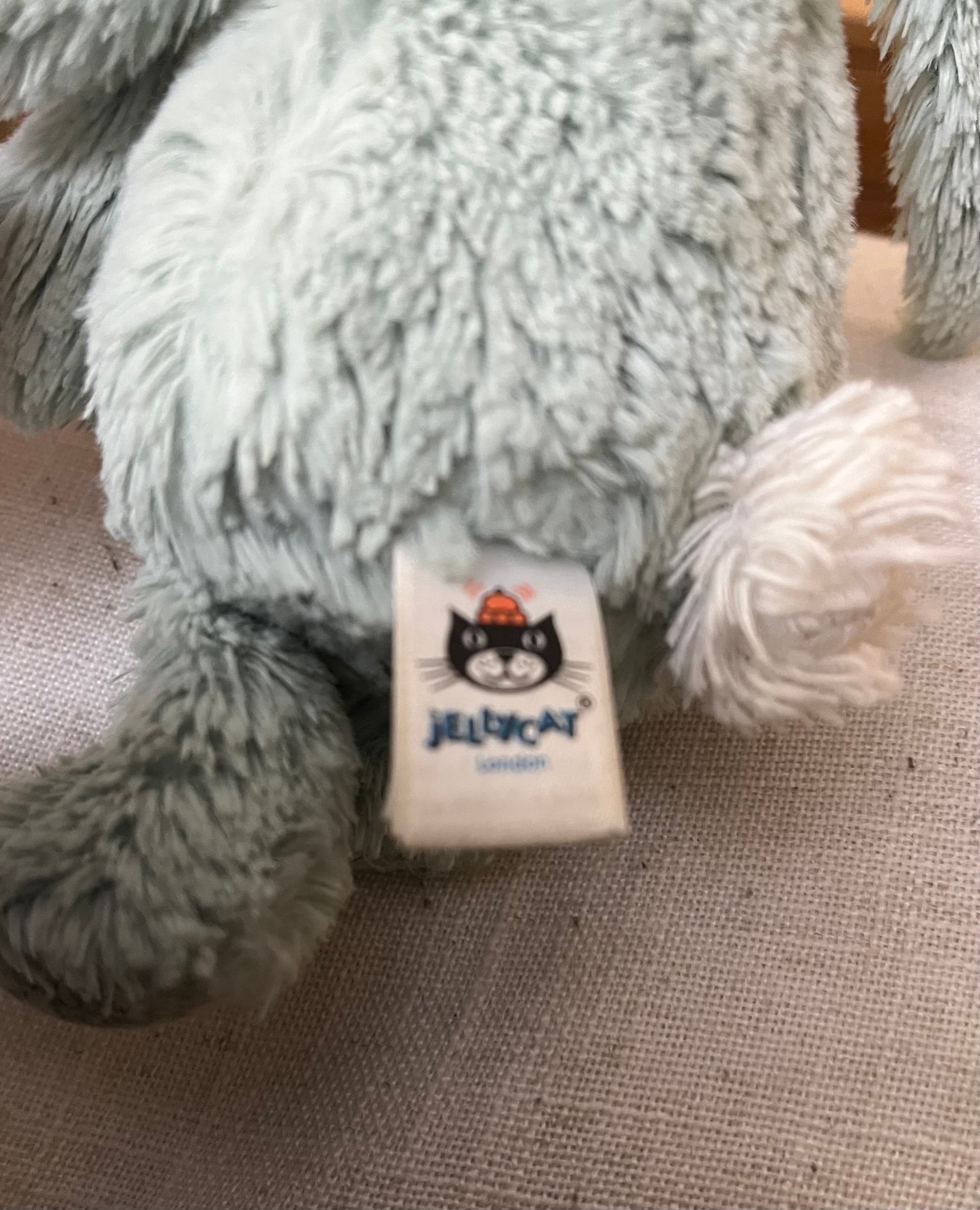 Jellycat Bashful Bunny Small Blossom Sage Green Floral Plush Toy - Retired — photo 8 of 9