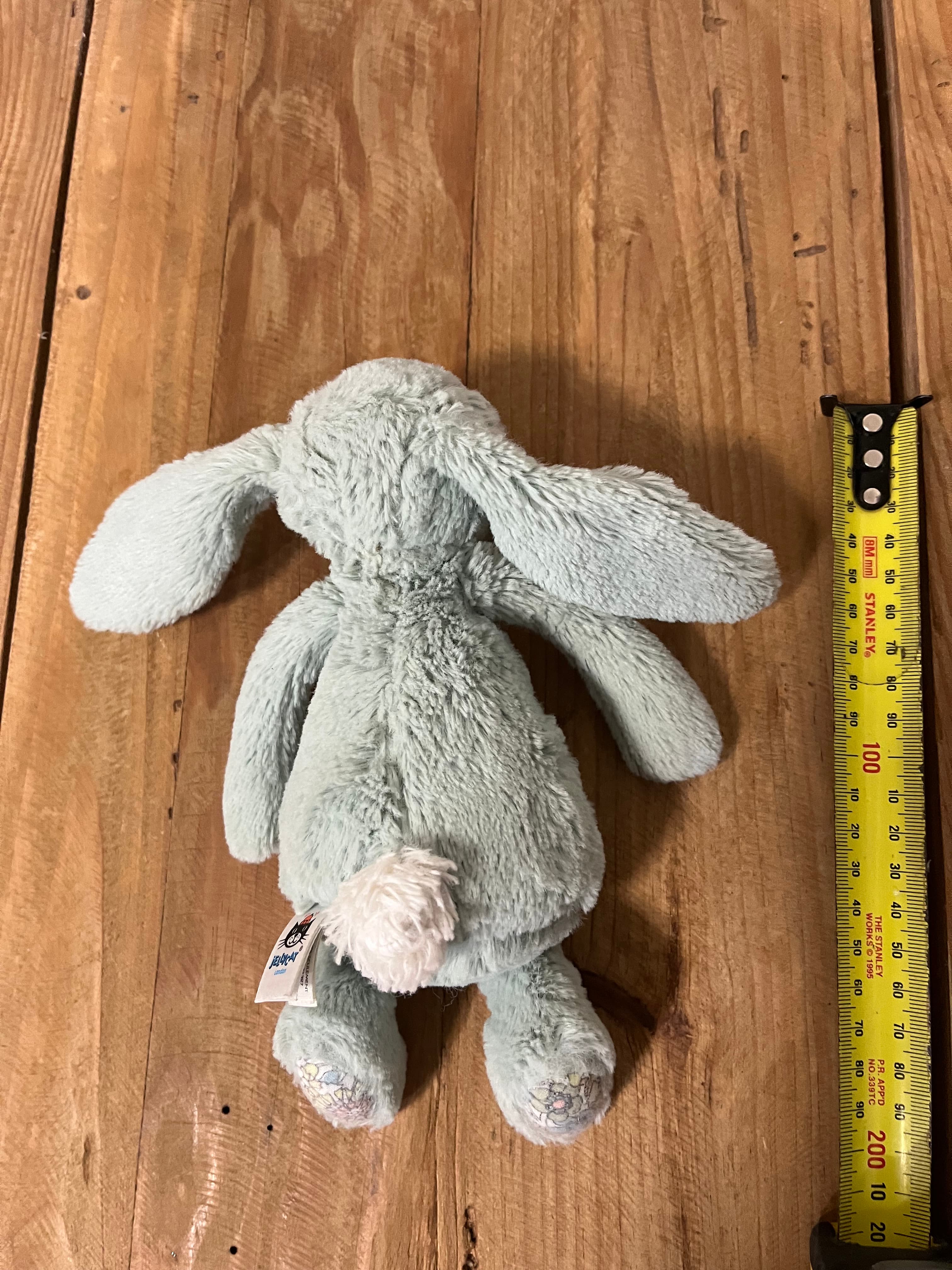 Jellycat Retired Small Blossom Sage Bashful Bunny Plush With Floral Ears — photo 5 of 9