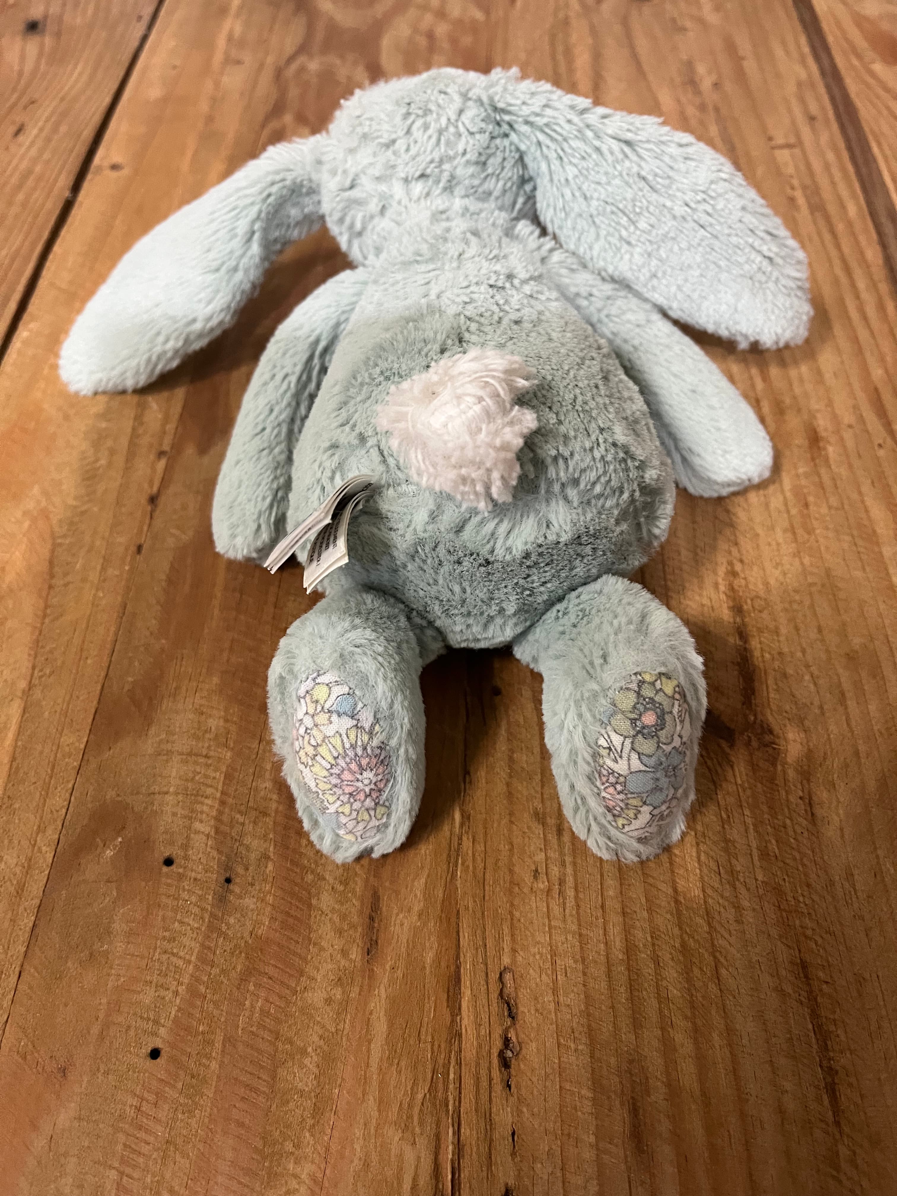 Jellycat Retired Small Blossom Sage Bashful Bunny Plush With Floral Ears — photo 7 of 9