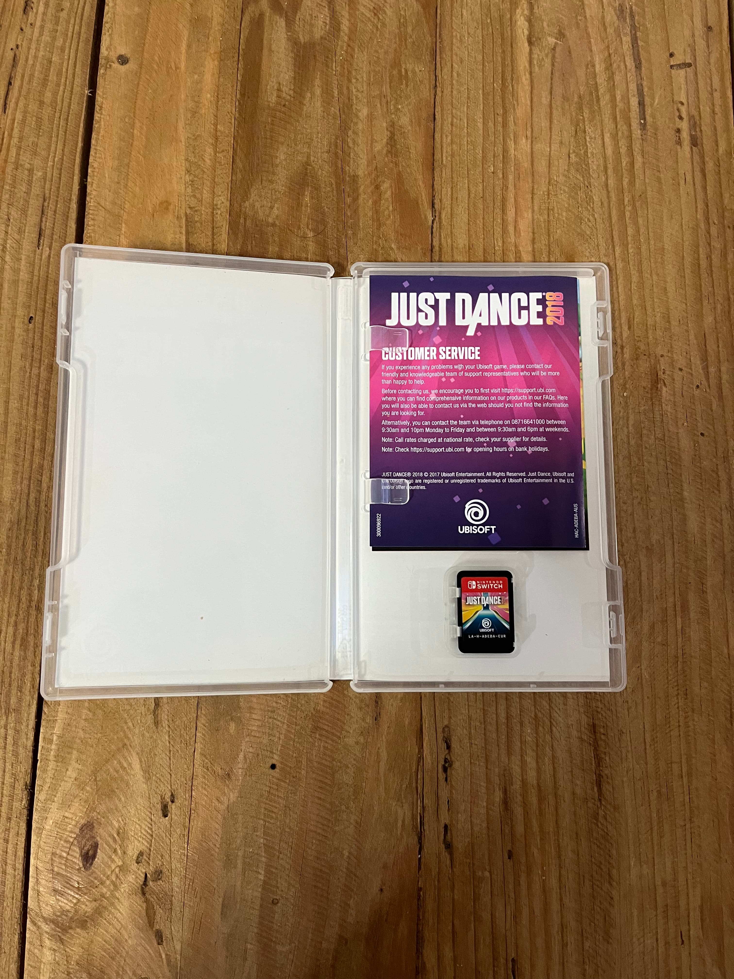 Just Dance 2018 Nintendo Switch Game - Tested and Working — photo 2 of 3