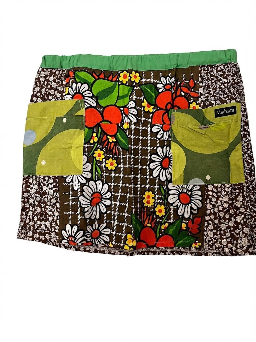 Madzara Handmade Patchwork Floral Skirt — photo 1 of 8