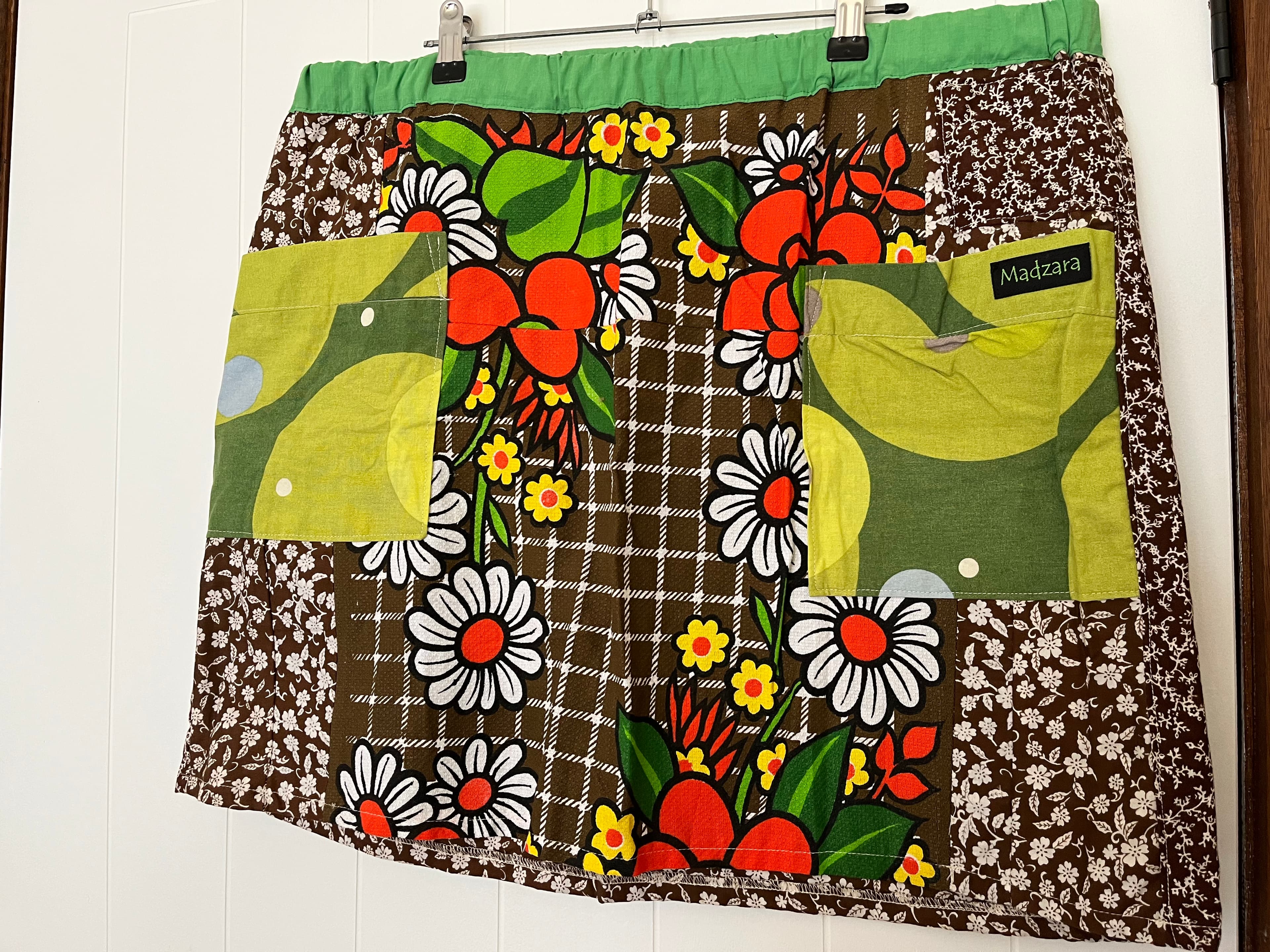 Madzara Handmade Patchwork Floral Skirt — photo 2 of 8