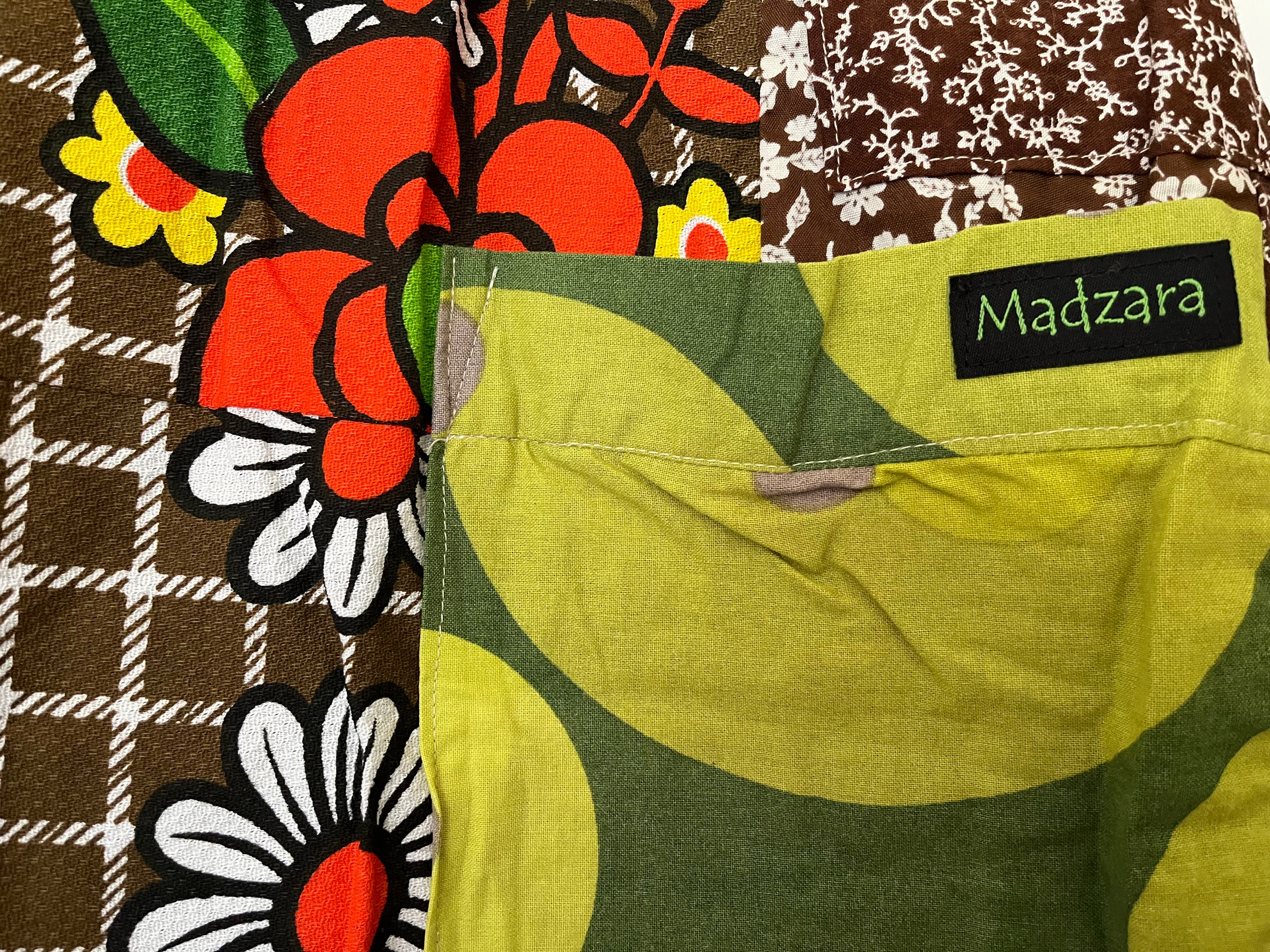 Madzara Handmade Patchwork Floral Skirt — photo 3 of 8