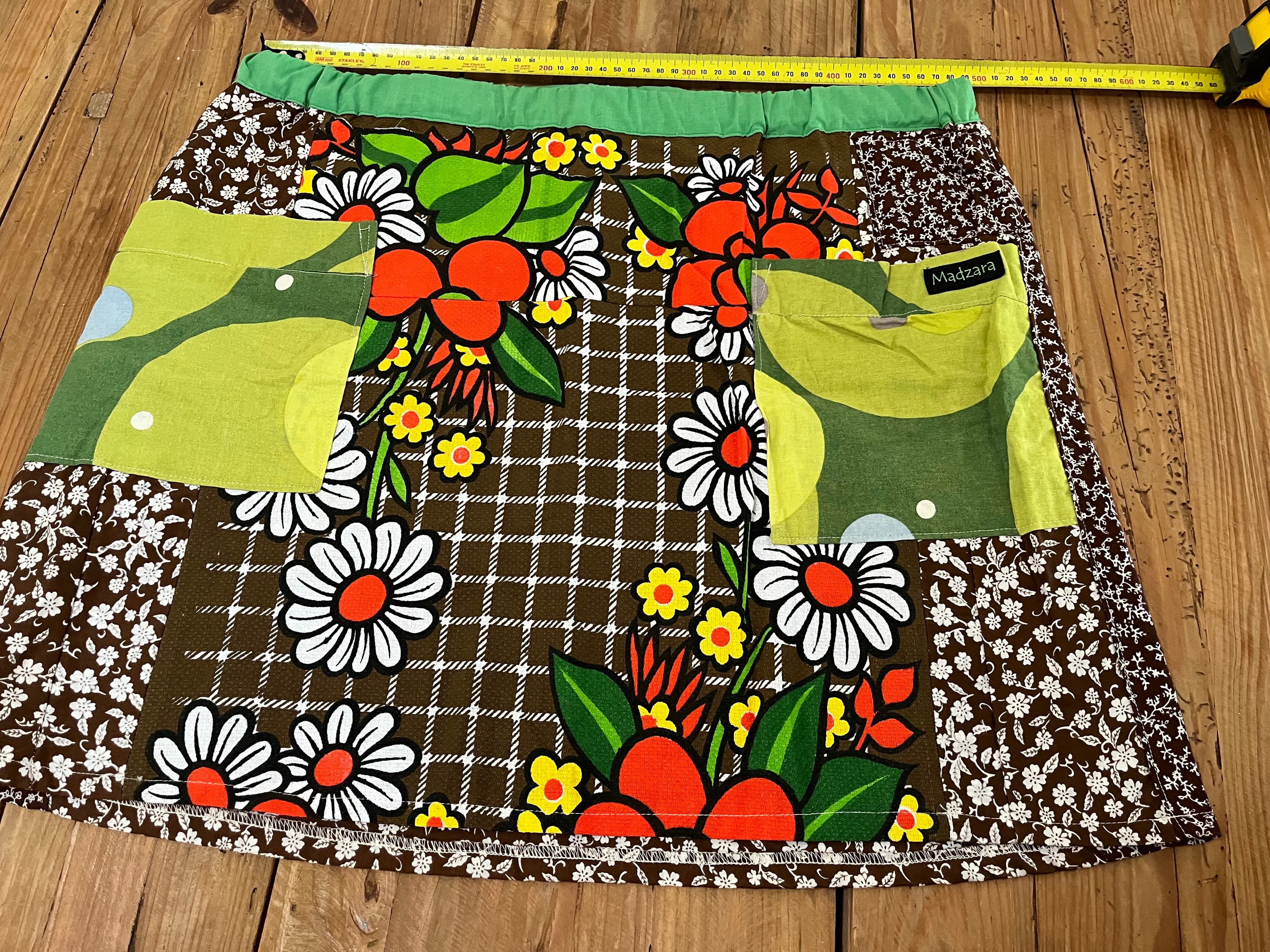 Madzara Handmade Patchwork Floral Skirt — photo 6 of 8