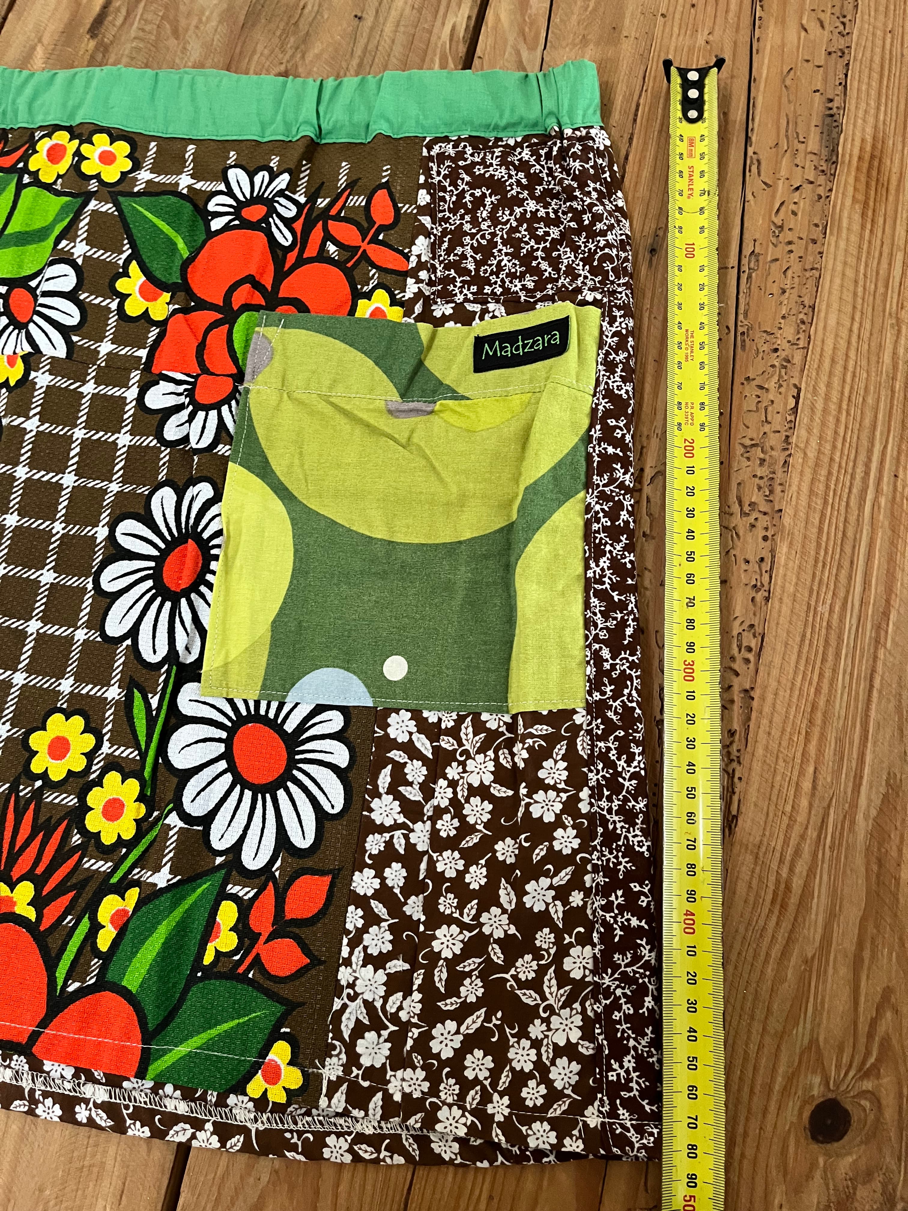 Madzara Handmade Patchwork Floral Skirt — photo 8 of 8