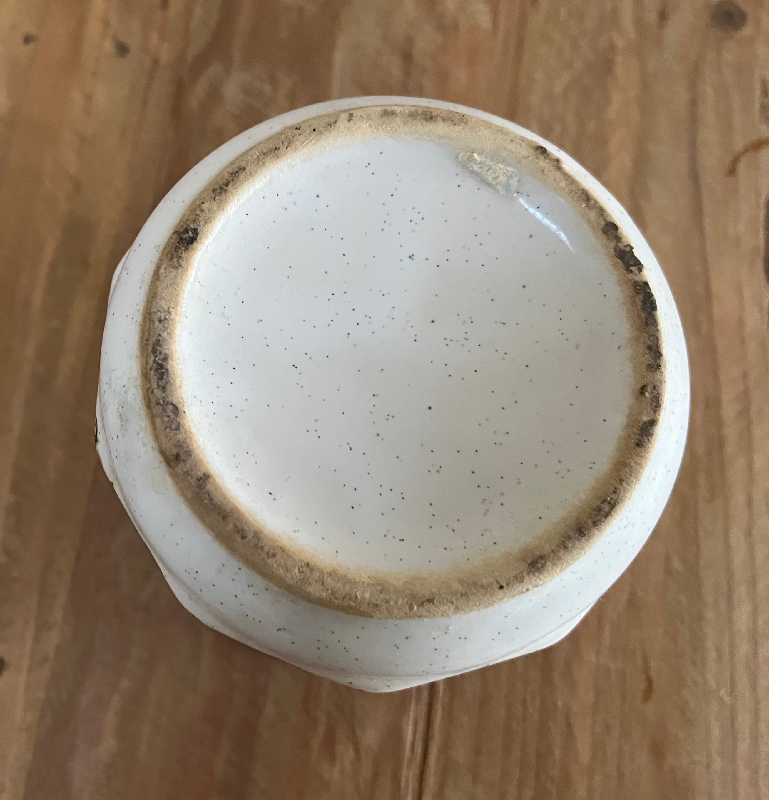 Mid-Century Modern Mushroom Pattern Ceramic Lidded Jar Retro Kitchen Decor — photo 7 of 7