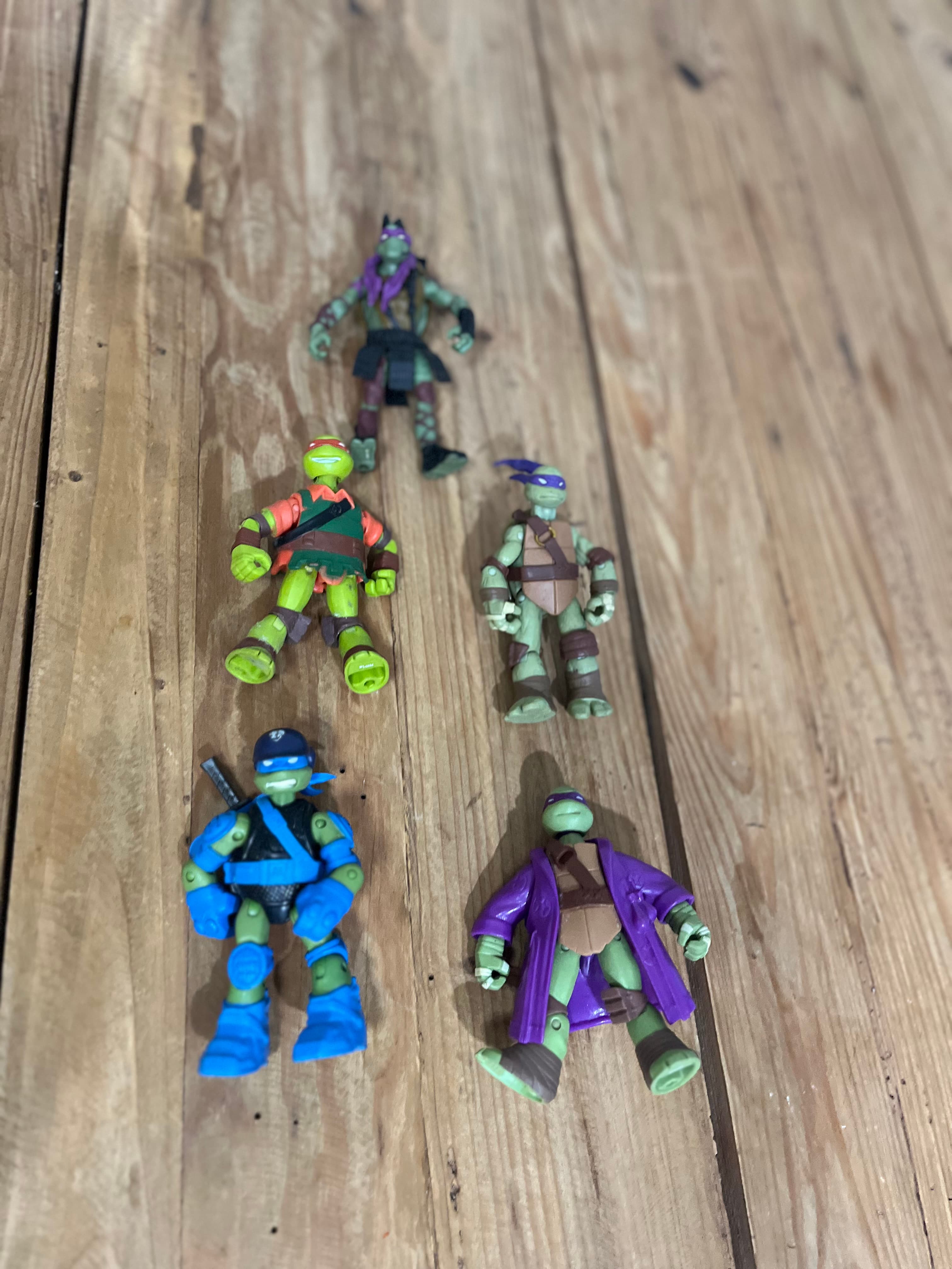 Playmates TMNT 2012 Nickelodeon Action Figure Lot - 5 Figures — photo 1 of 12