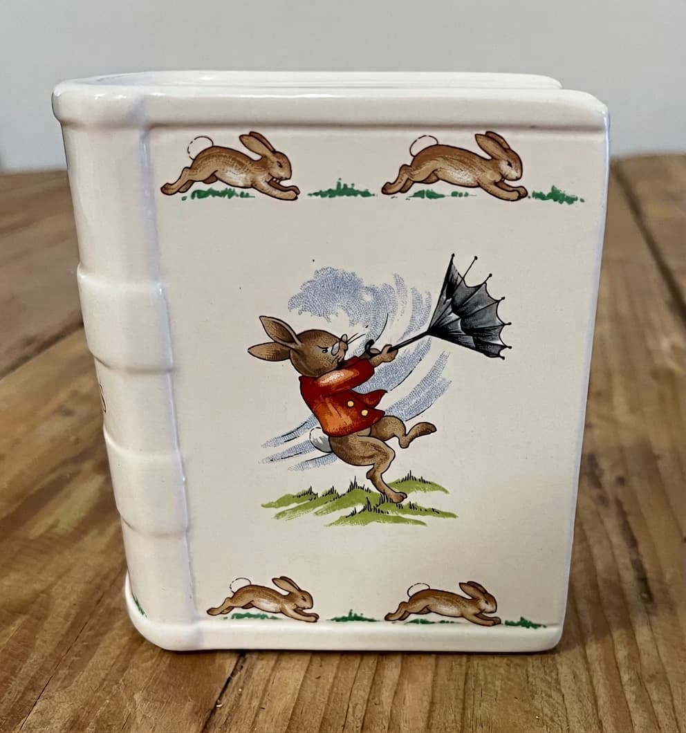 Royal Doulton Bunnykins Ceramic Book Money Box - Missing Stopper — photo 1 of 5