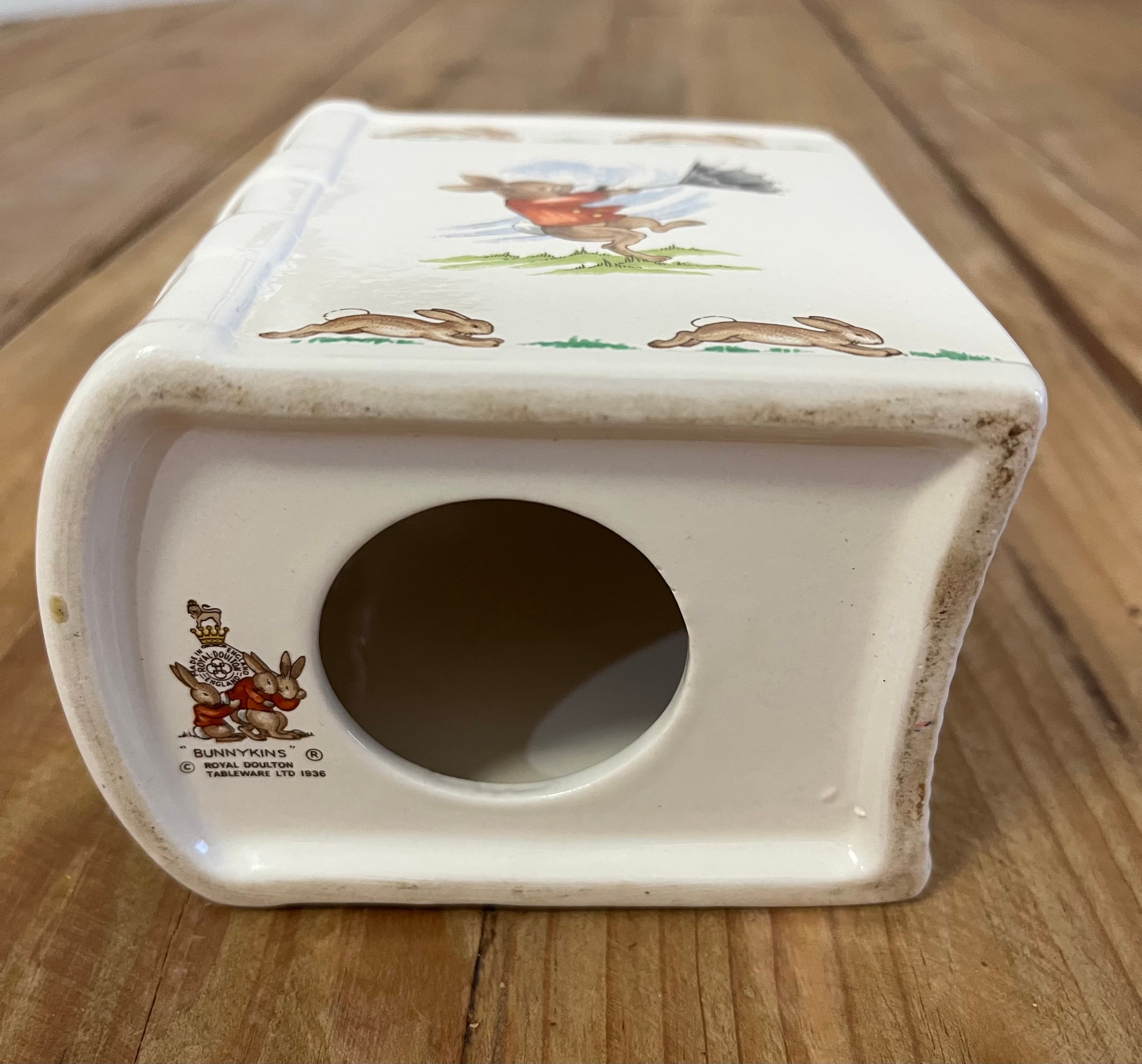 Royal Doulton Bunnykins Ceramic Book Money Box - Missing Stopper — photo 5 of 5