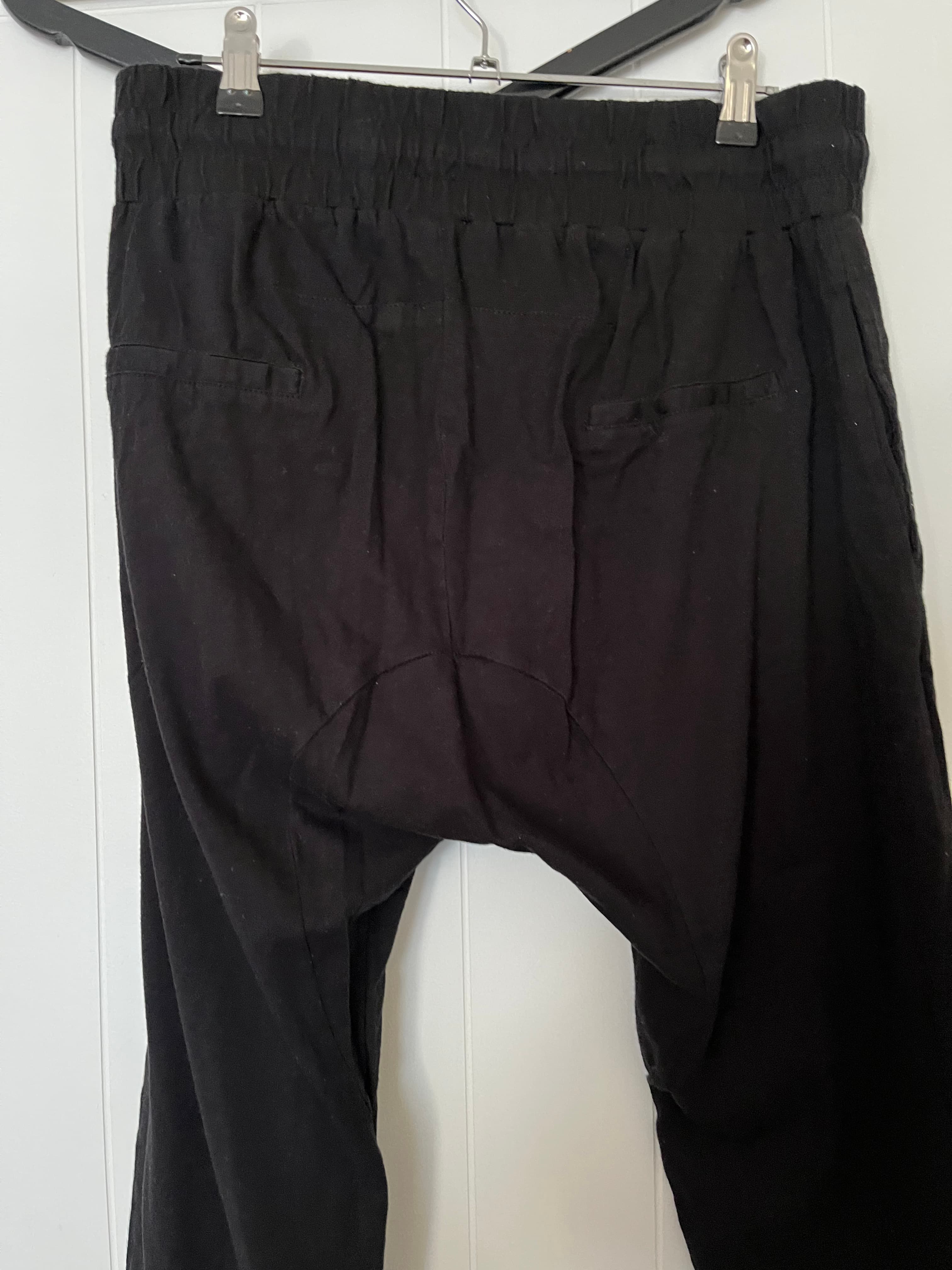 Seed Heritage Black Drop Crotch Sweatpants Size S — photo 4 of 6