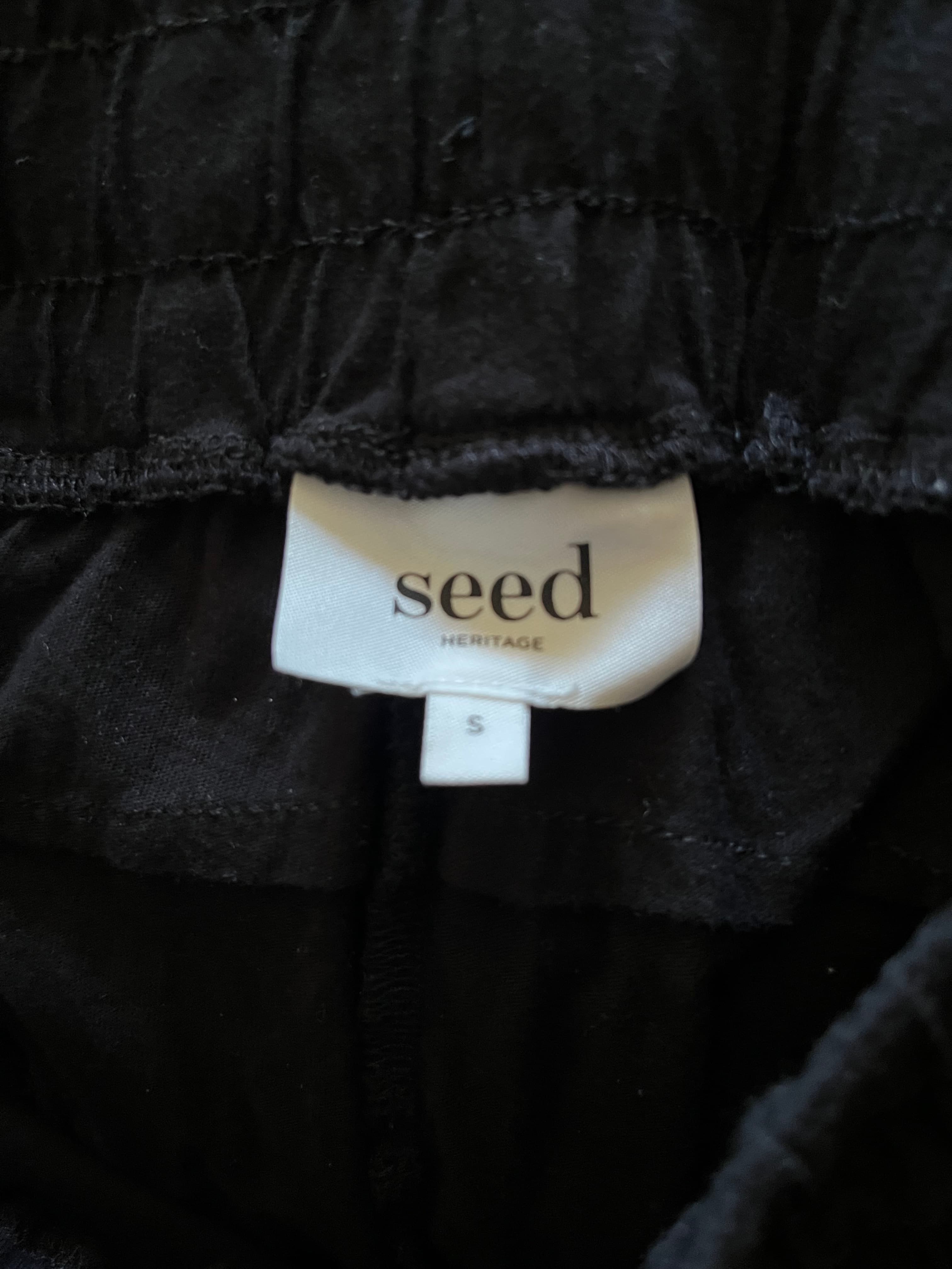 Seed Heritage Black Drop Crotch Sweatpants Size S — photo 5 of 6