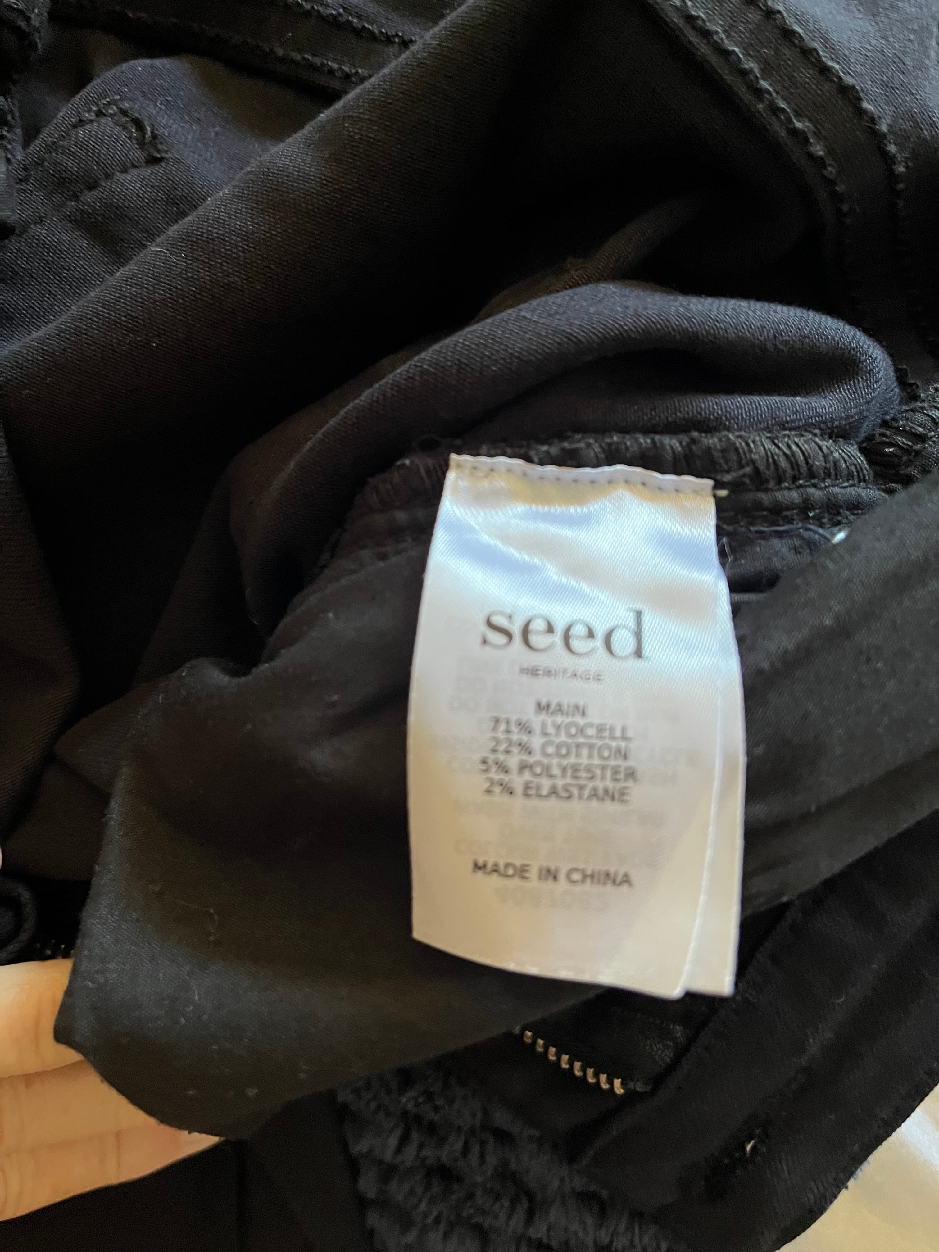 Seed Heritage Black Slim Fit Pants Size 14 — photo 5 of 5