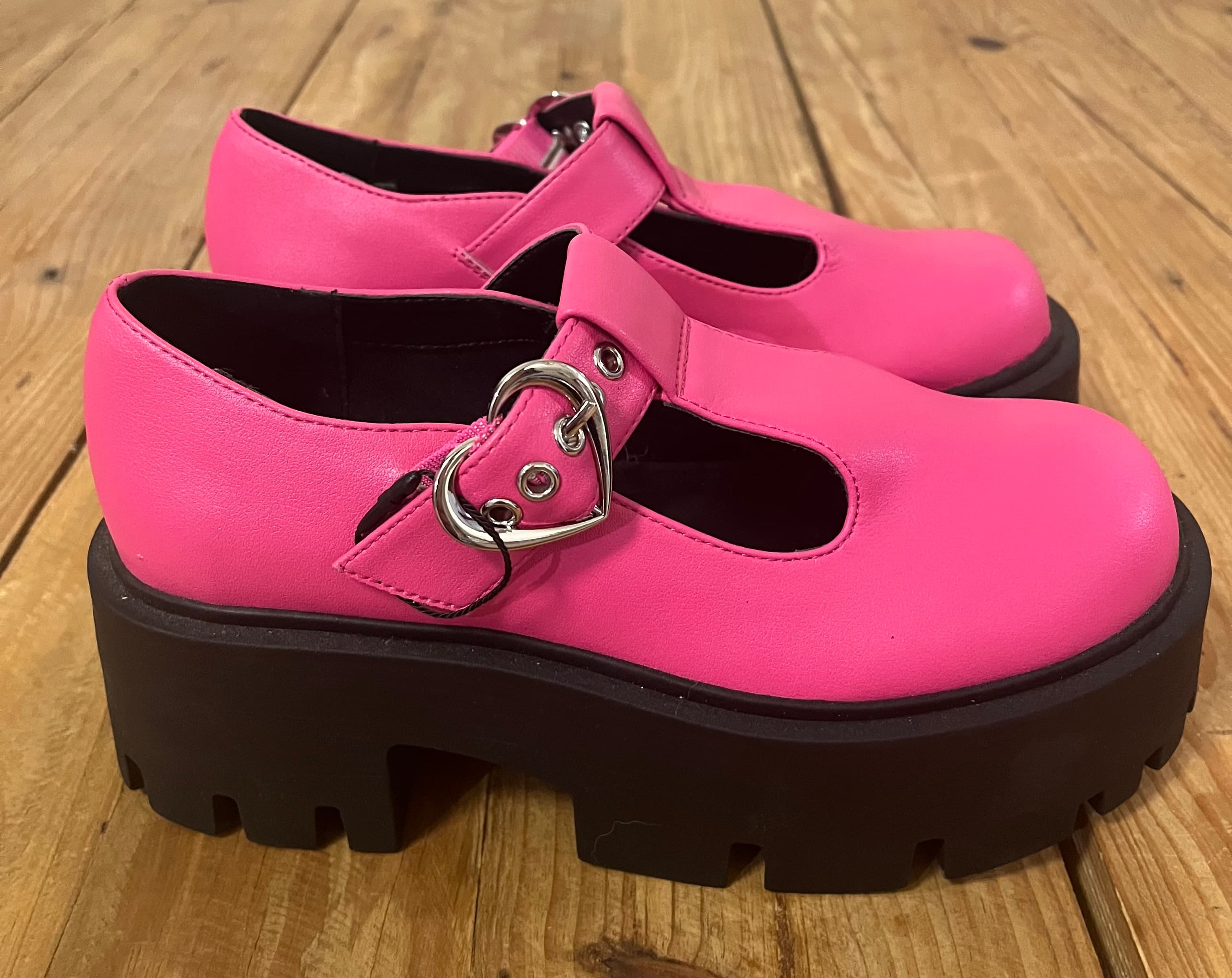Steve Madden Lando Pink Platform Mary Jane Shoes — photo 2 of 5
