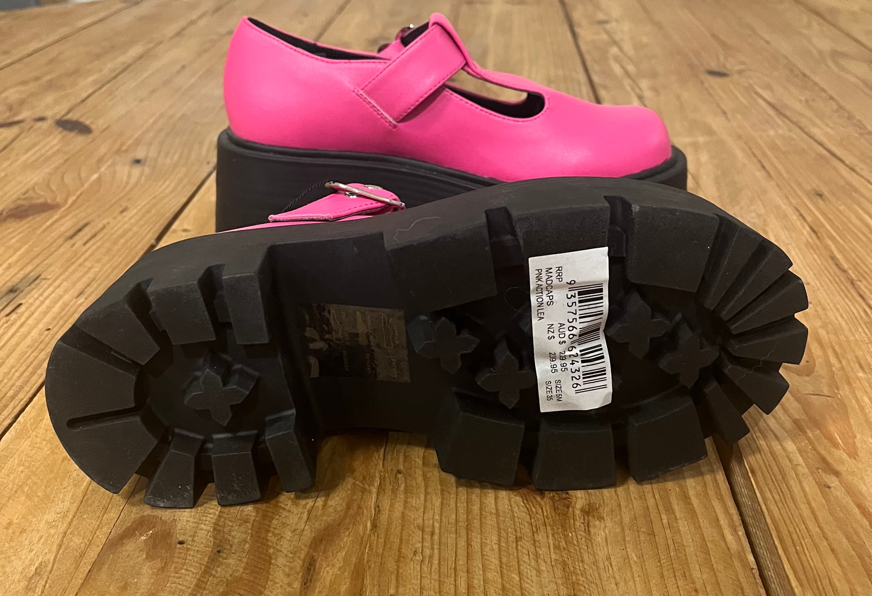 Steve Madden Lando Pink Platform Mary Jane Shoes — photo 3 of 5