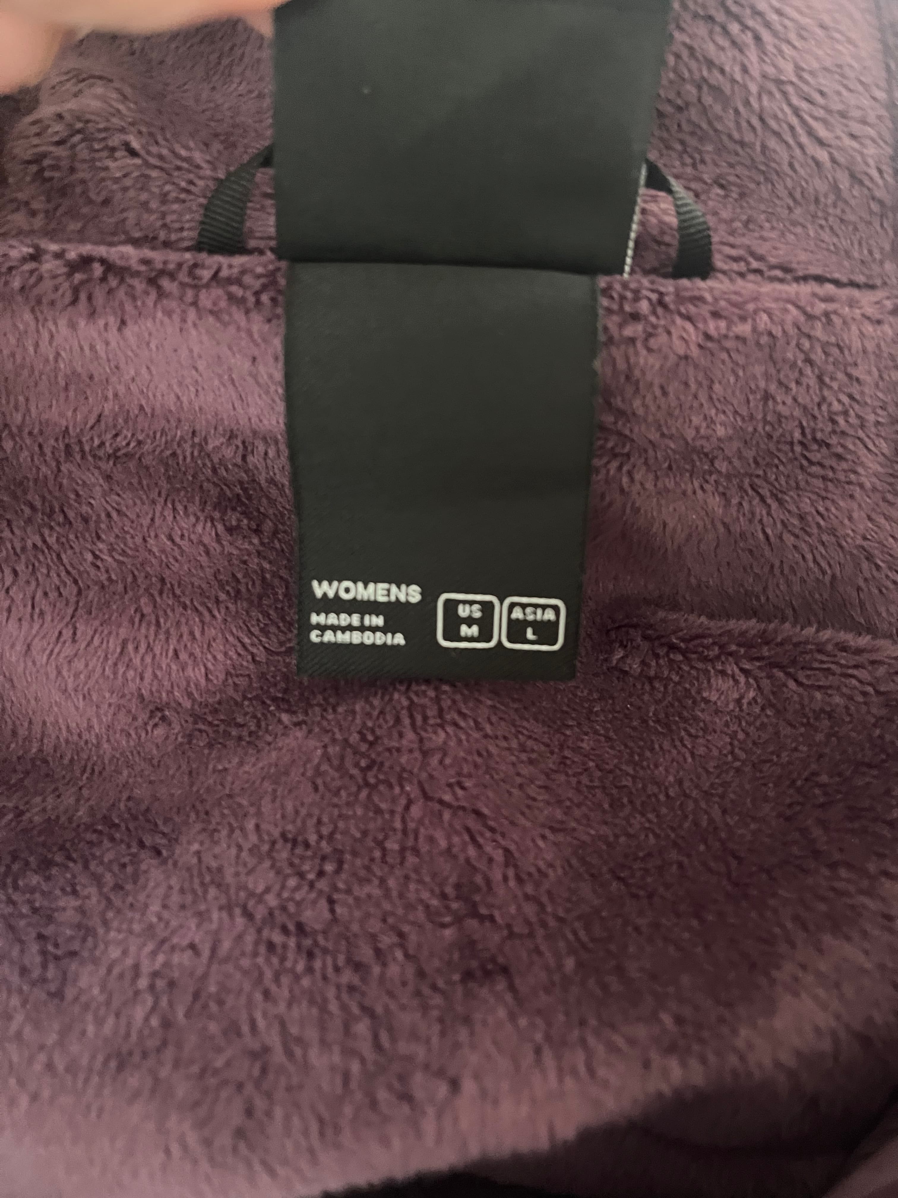 The North Face Women's Shelbe Raschel Parka Midnight Mauve Size M New — photo 9 of 11