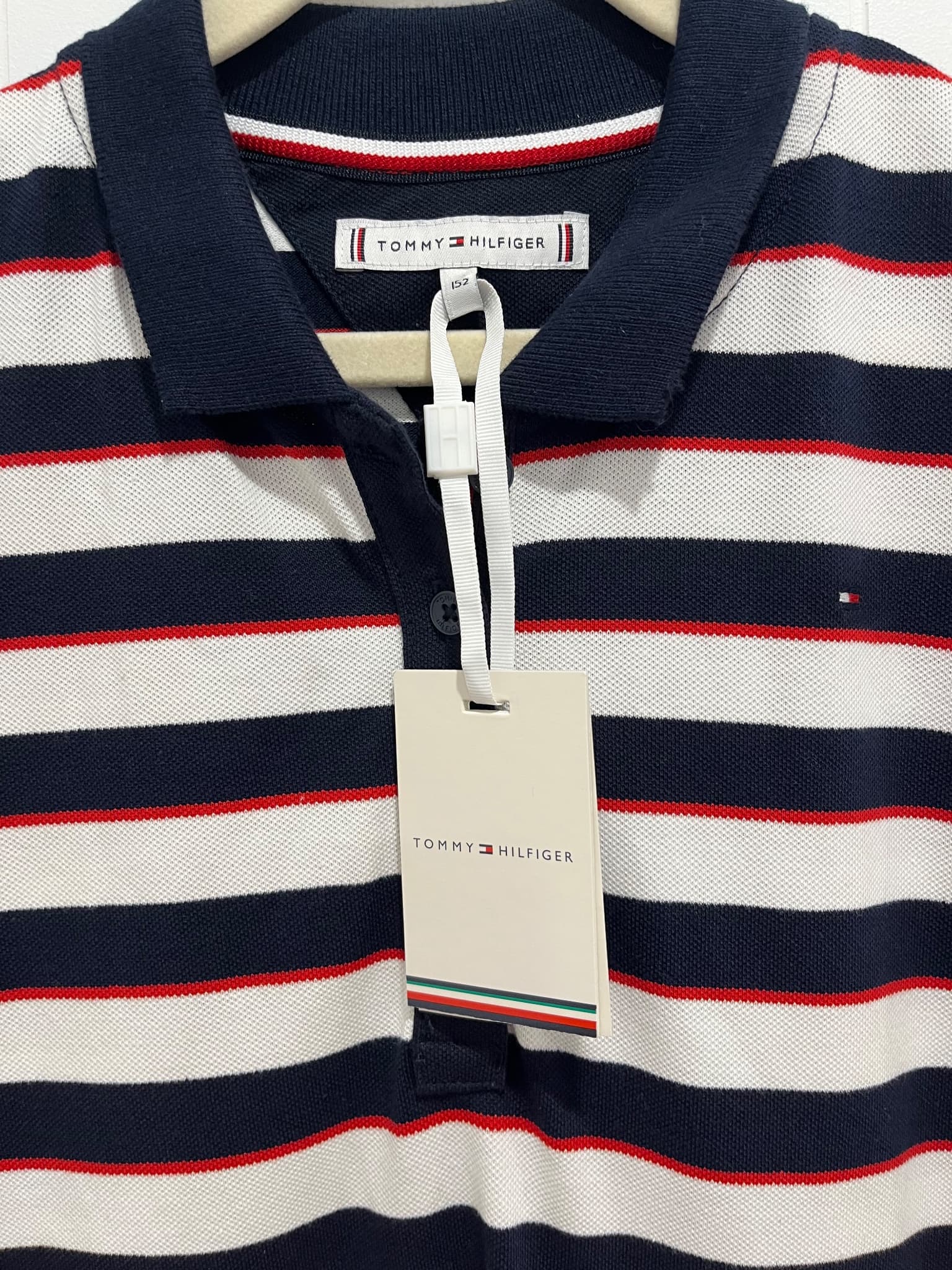 Tommy Hilfiger Essential Striped Polo Dress Age 12/152 Brand New With Tags — photo 2 of 12
