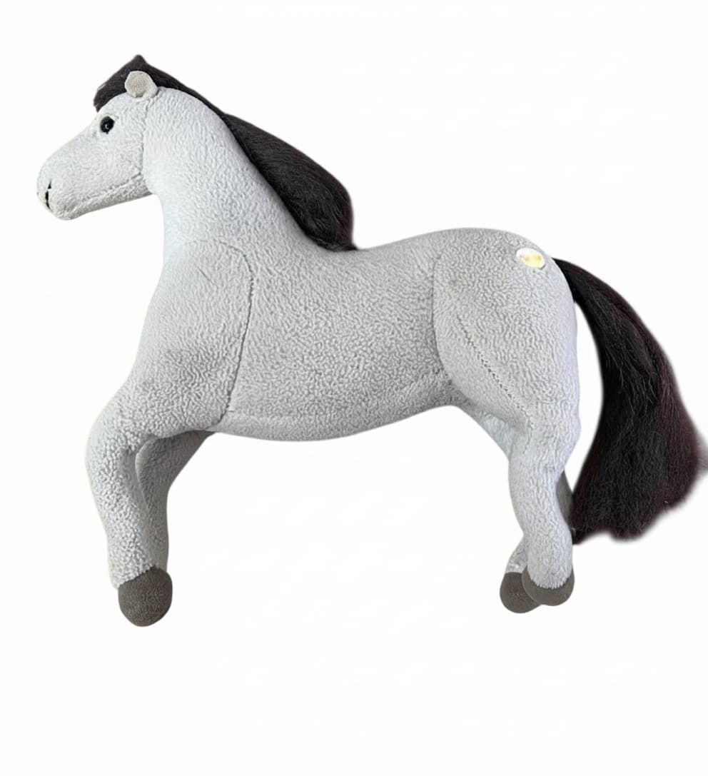 Vintage 2002 The Saddle Club Brown Horse Plush Toy With White Socks and poseable legs — photo 1 of 7