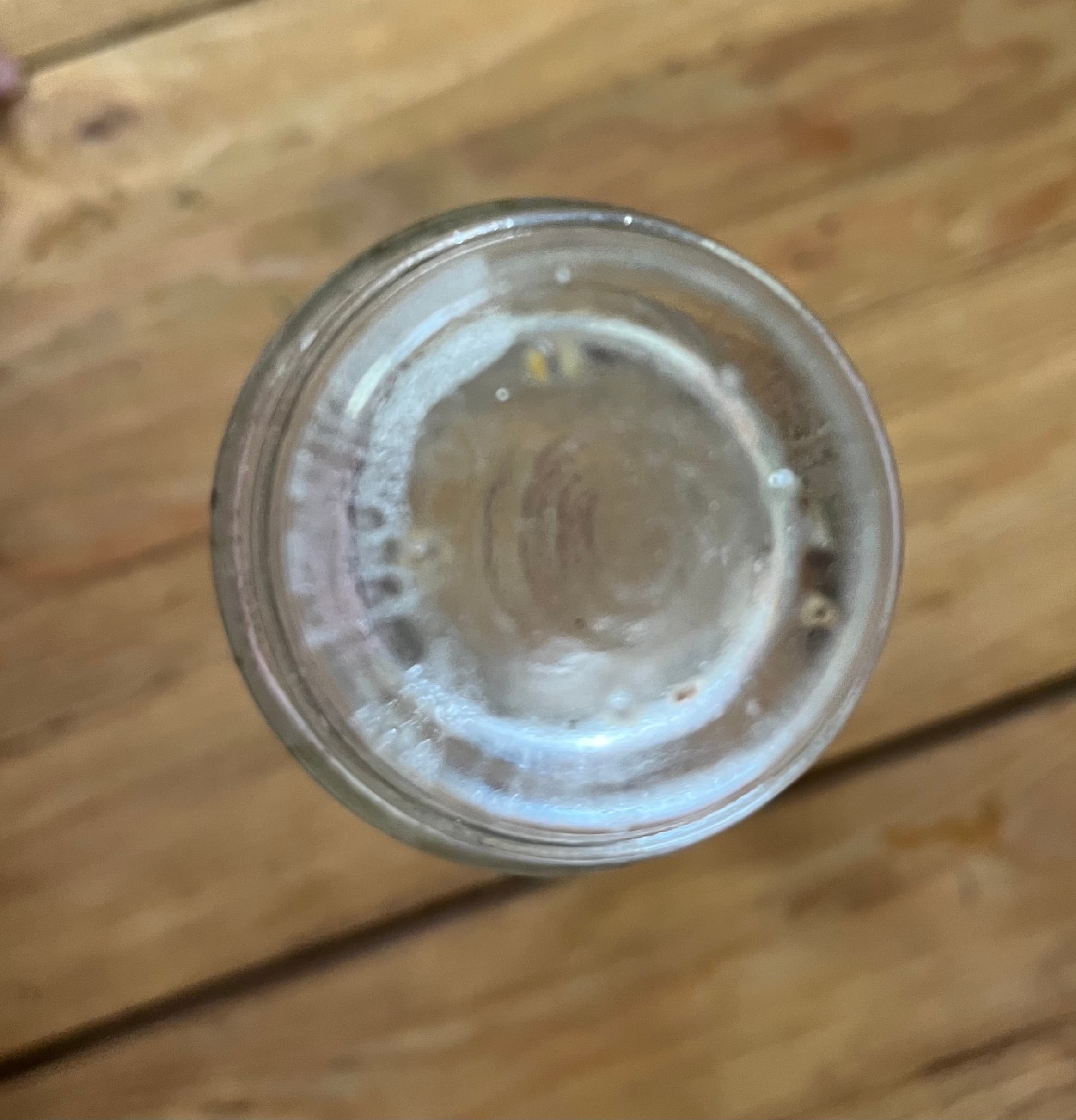 Vintage Clear Glass Hollow Rolling Pin Kitchenware Antique Collectible — photo 5 of 5