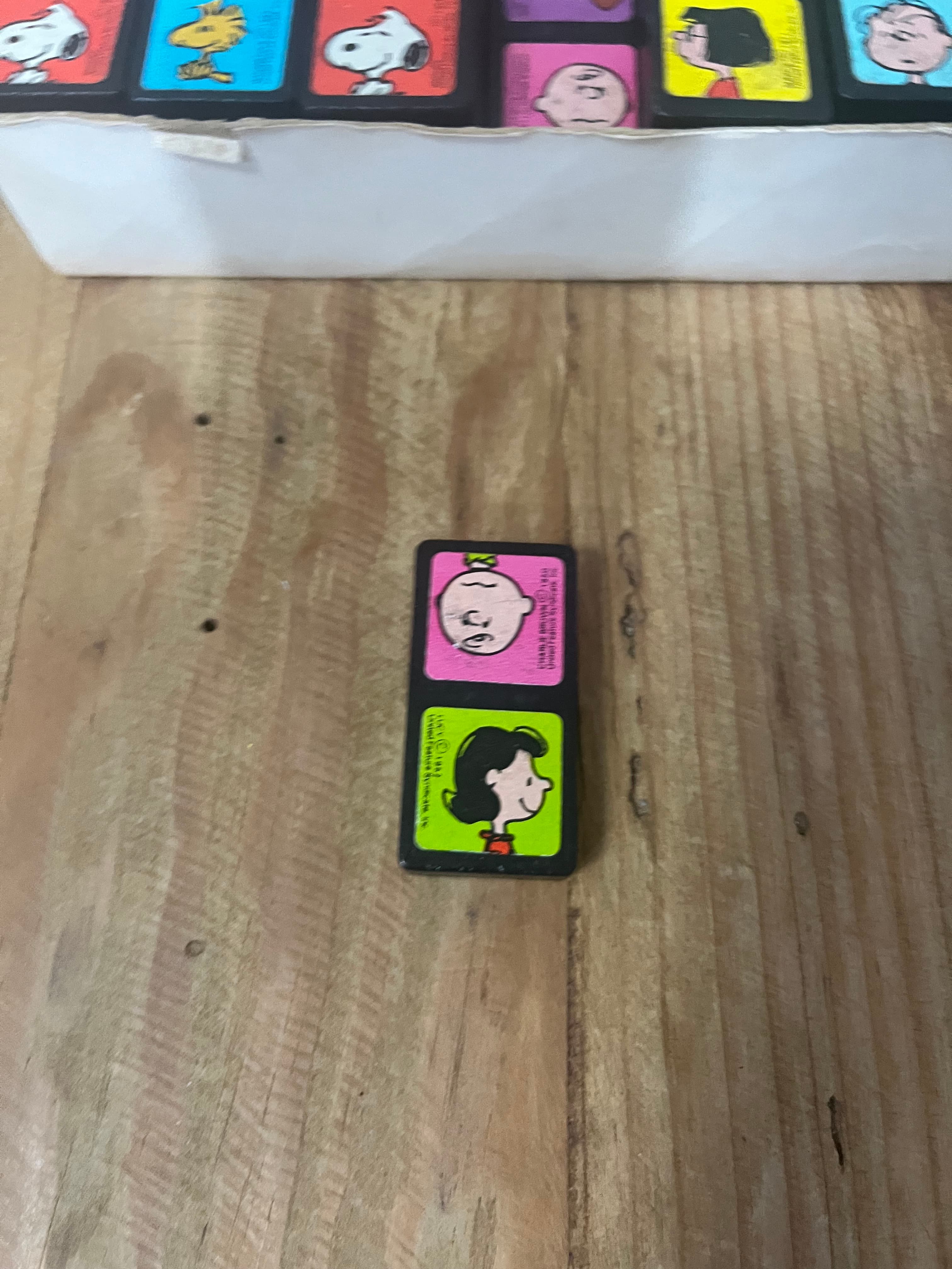Vintage Estrela Peanuts Snoopy Domino Game Set from 1971 — photo 4 of 7