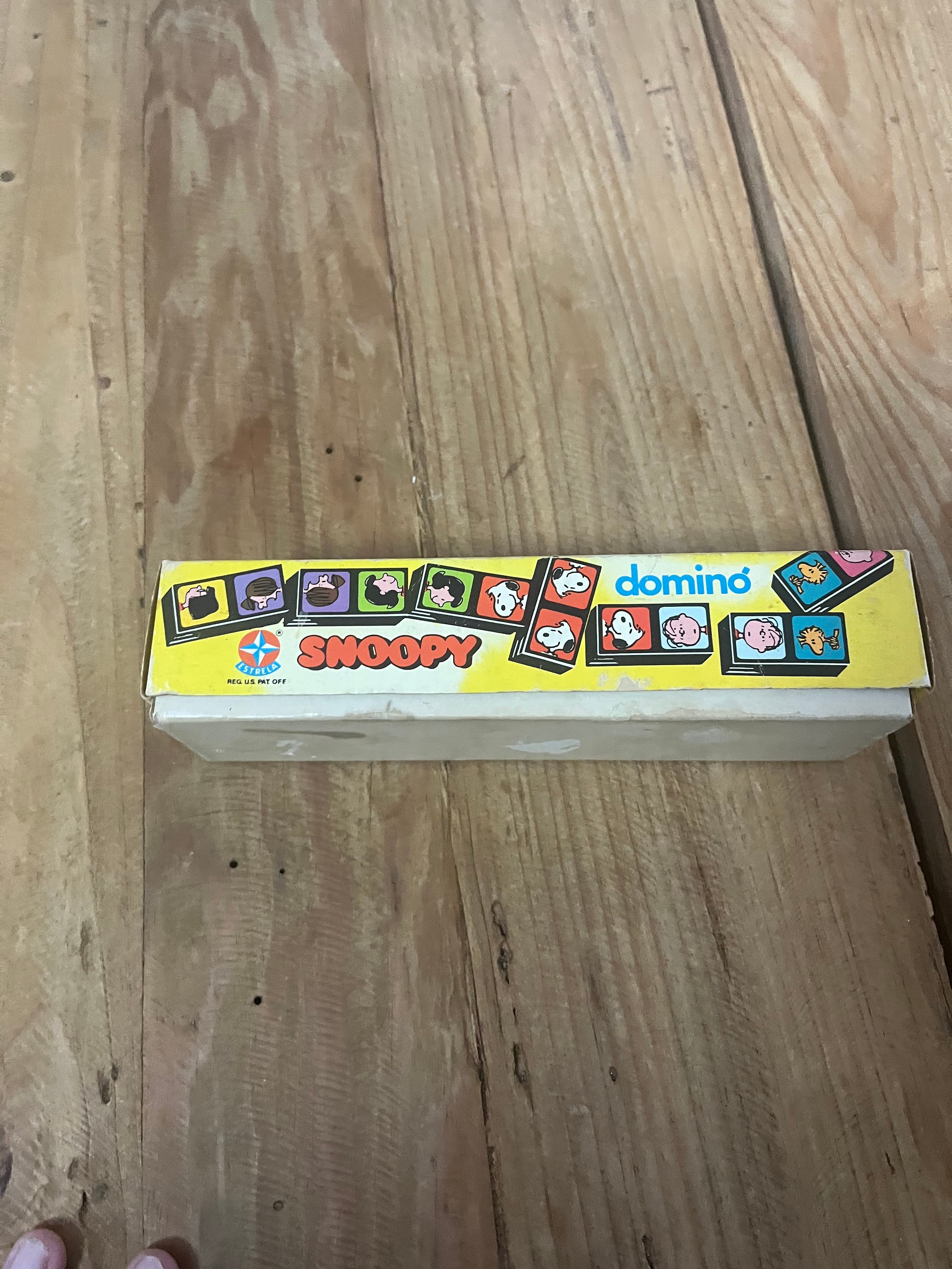 Vintage Estrela Peanuts Snoopy Domino Game Set from 1971 — photo 6 of 7