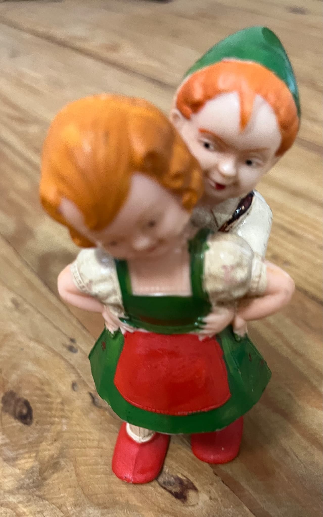 Vintage German Boy in Lederhosen & Girl Ramp Walkers Turtle Antique Toy SCHILDKROT Collectible — photo 2 of 14