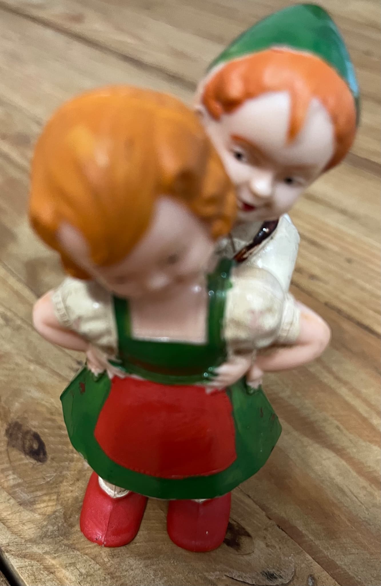 Vintage German Boy in Lederhosen & Girl Ramp Walkers Turtle Antique Toy SCHILDKROT Collectible — photo 13 of 14