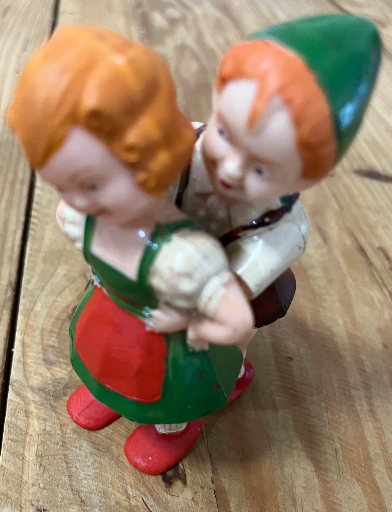 Vintage German Boy in Lederhosen & Girl Ramp Walkers Turtle Antique Toy SCHILDKROT Collectible — photo 14 of 14