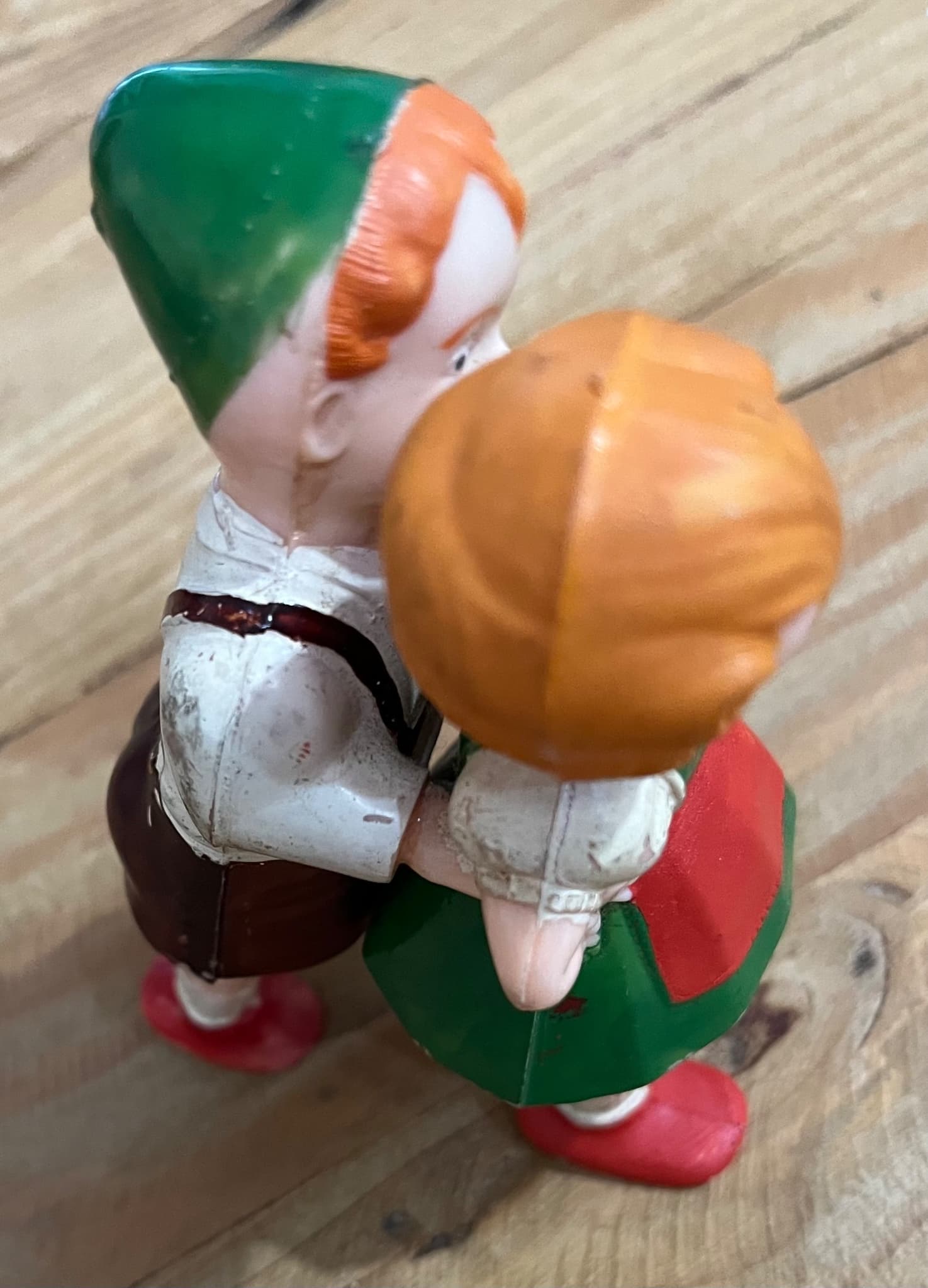 Vintage German Boy in Lederhosen & Girl Ramp Walkers Turtle Antique Toy SCHILDKROT Collectible — photo 5 of 14