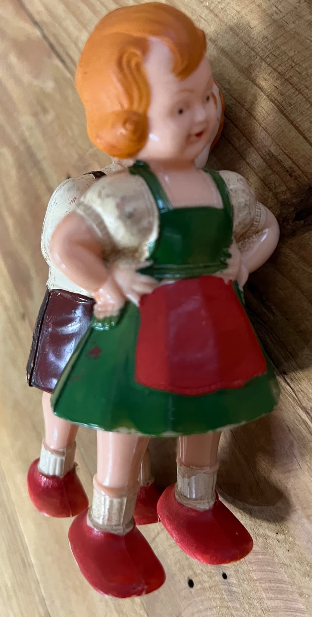 Vintage German Boy in Lederhosen & Girl Ramp Walkers Turtle Antique Toy SCHILDKROT Collectible — photo 6 of 14