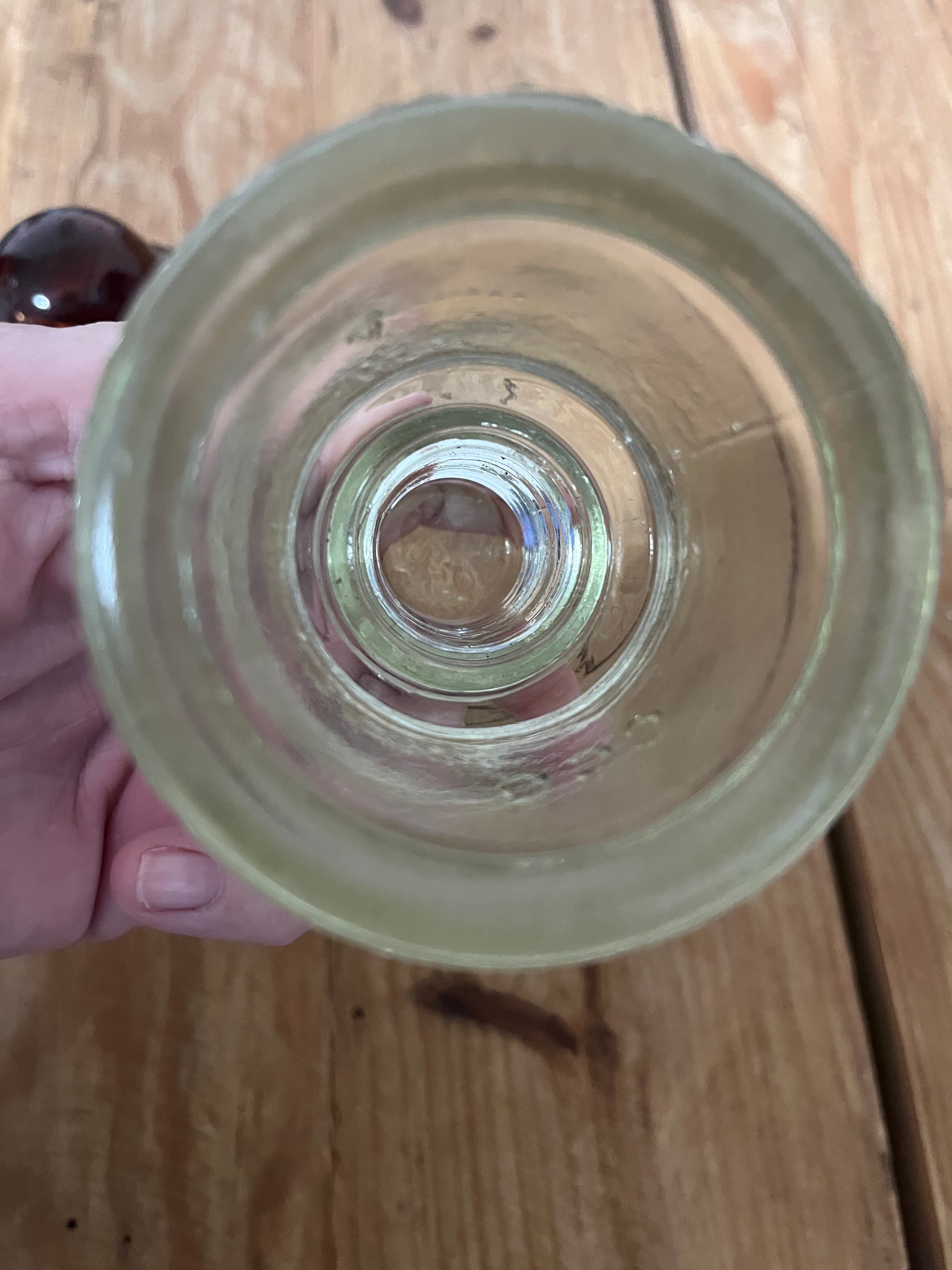 Vintage Glass Telegraph Insulators - AGM Brown & CCG Clear Pair — photo 10 of 10