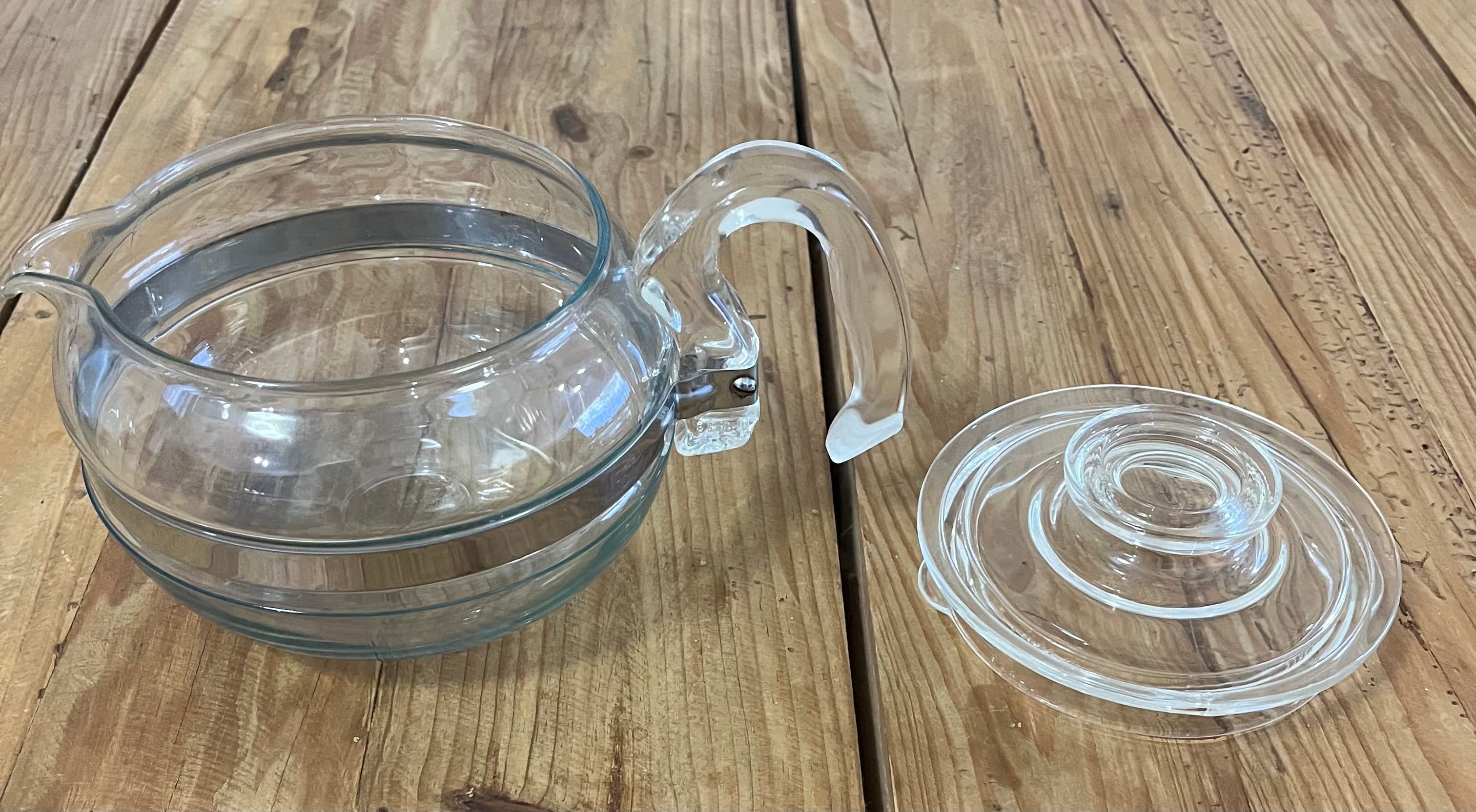 Vintage Pyrex 8336 Flameware Glass Teapot 6 Cup Retro Collectible — photo 3 of 4