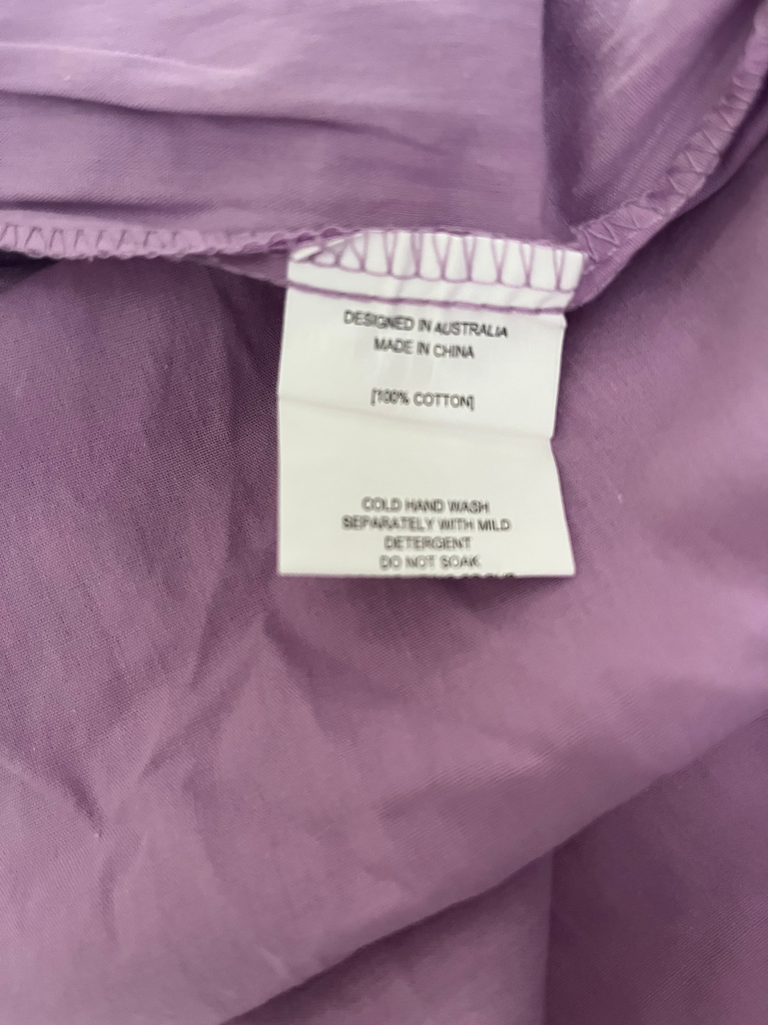 WHITE | CLOSET Periwinkle Tiered Flutter Sleeve Dress Size 12 New With Tags — photo 5 of 5