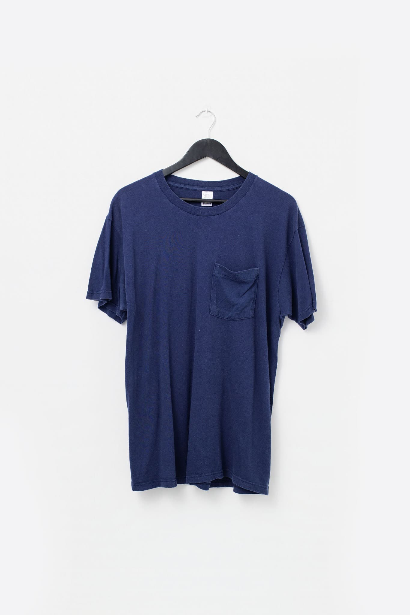 Fruit Of The Loom Navy Blue Pocket T-Shirt