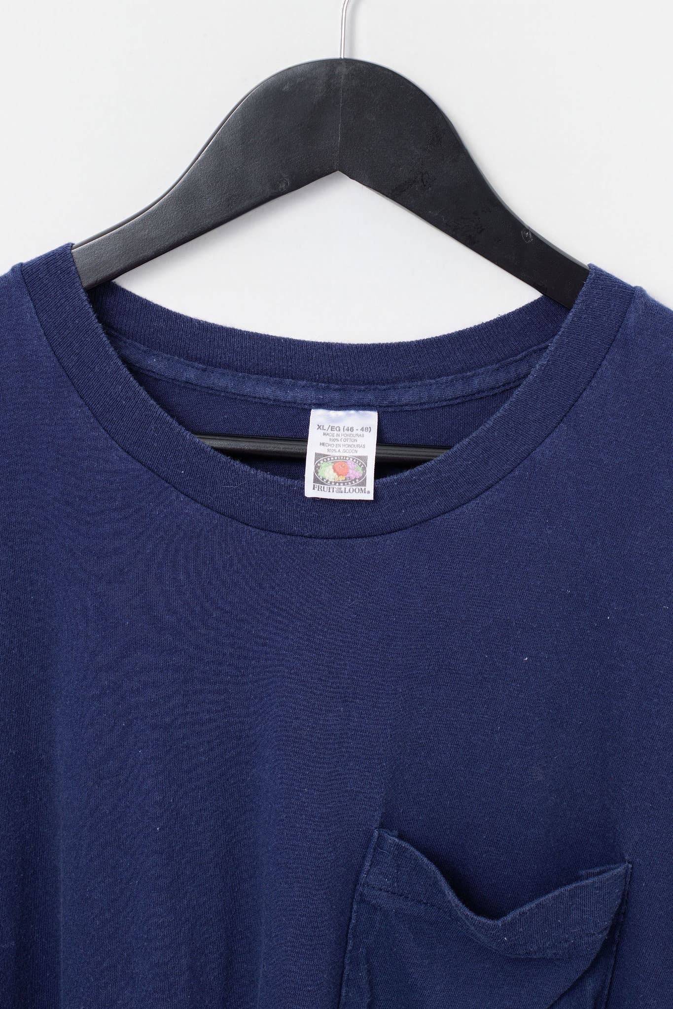 Fruit Of The Loom Navy Blue Pocket T-Shirt — photo 3 of 3